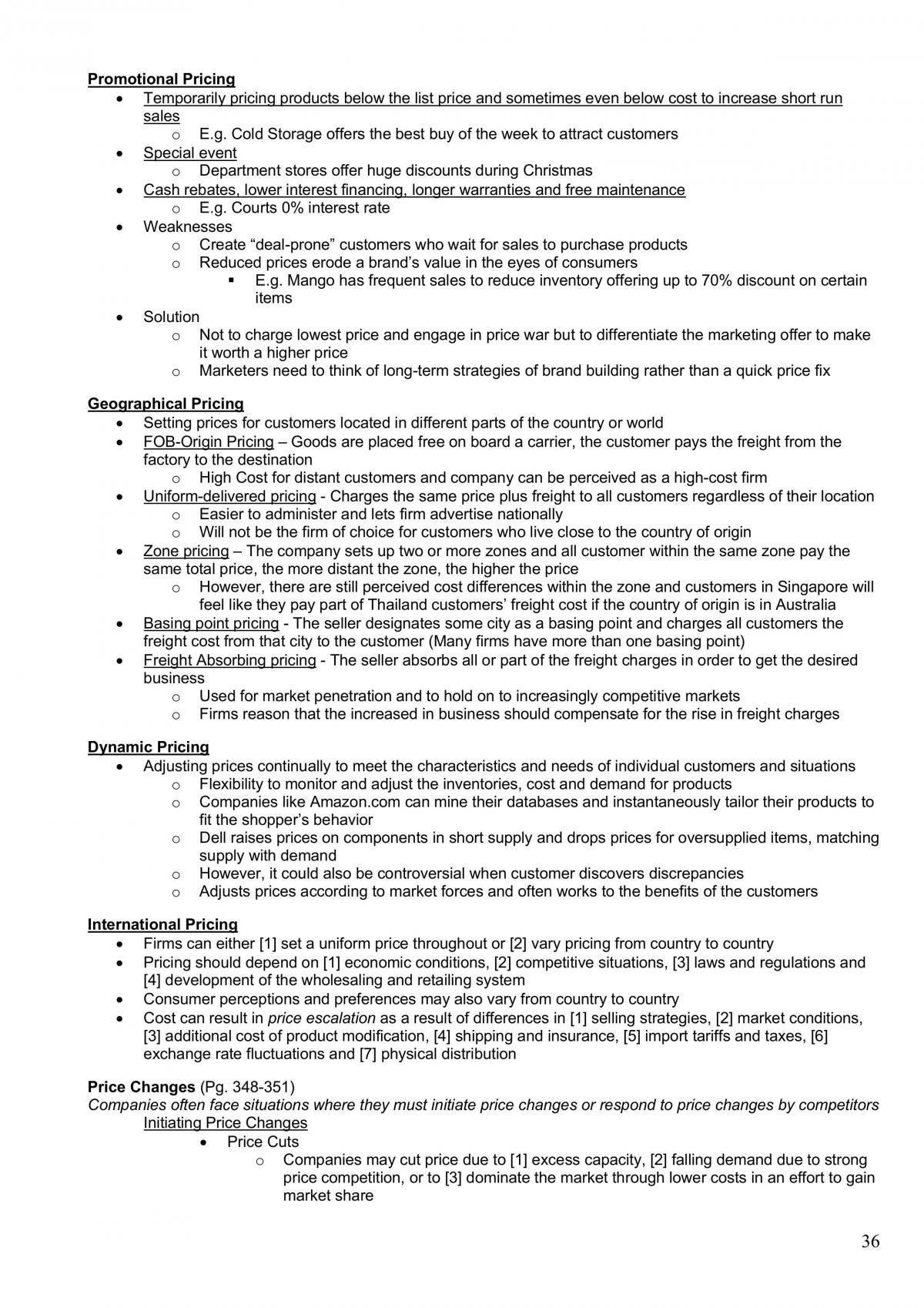 Marketing complete study notes - Page 36