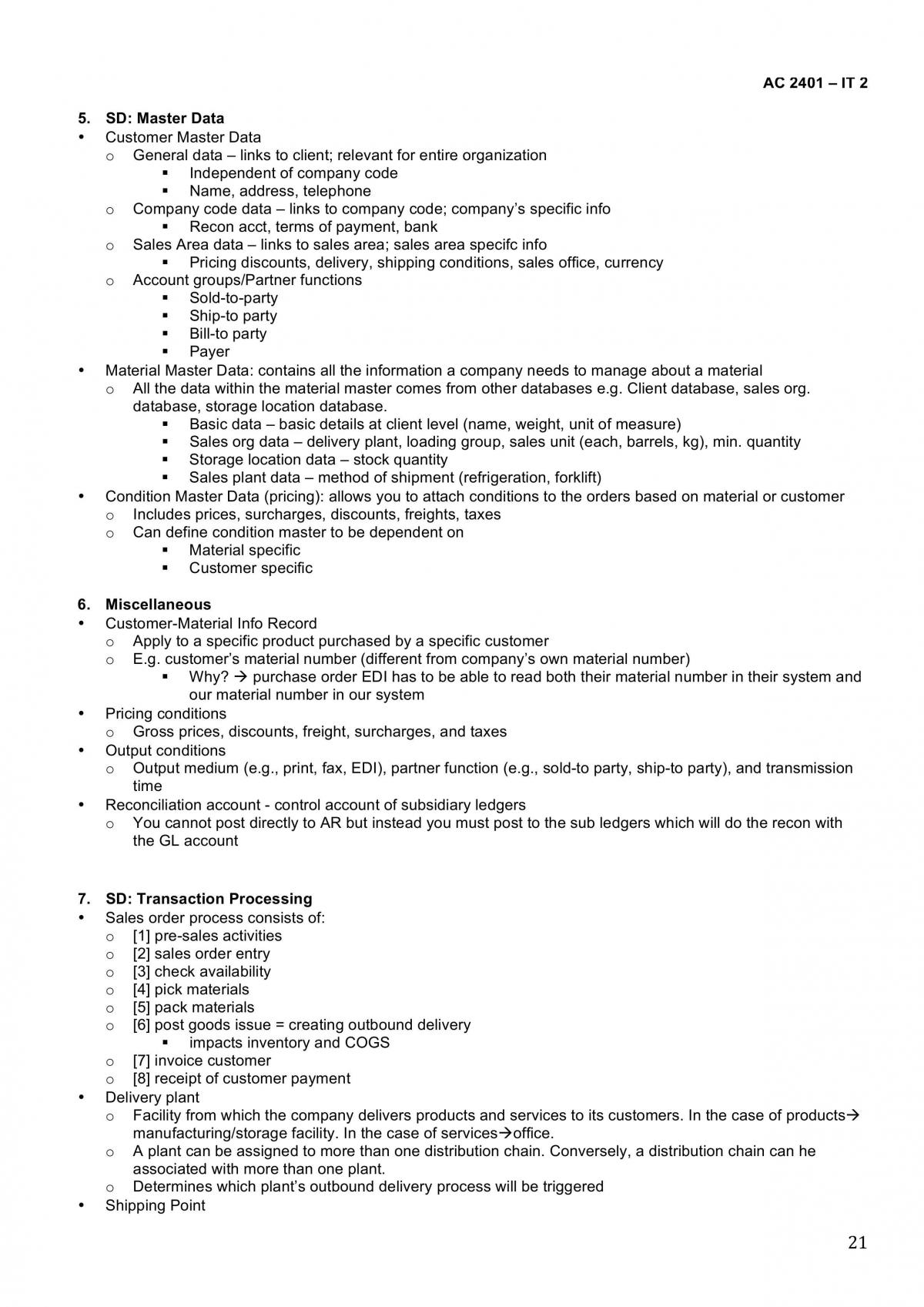 Accounting information systems full notes - Page 21