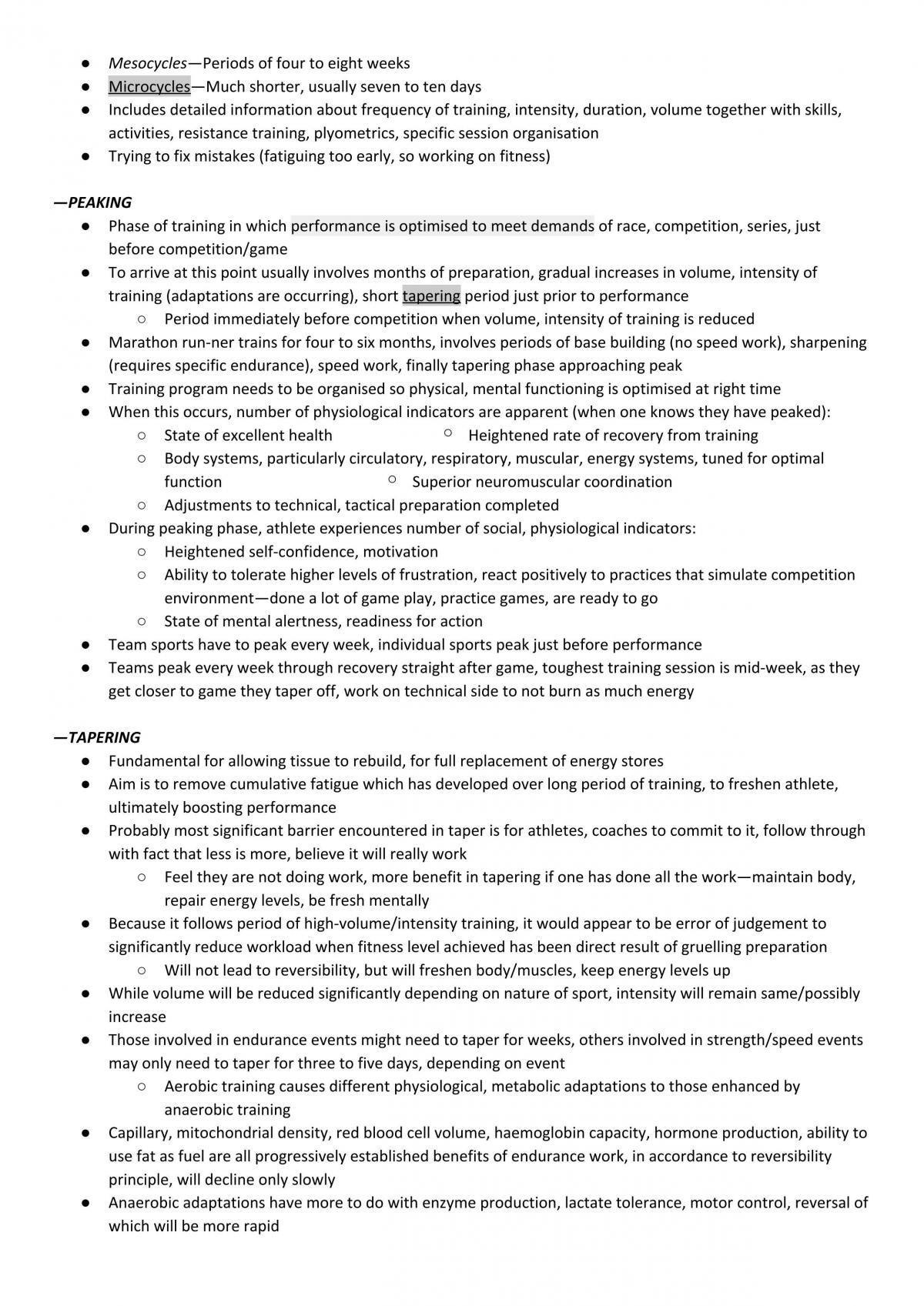 Full notes on Improving Performance: Option one  - Page 12