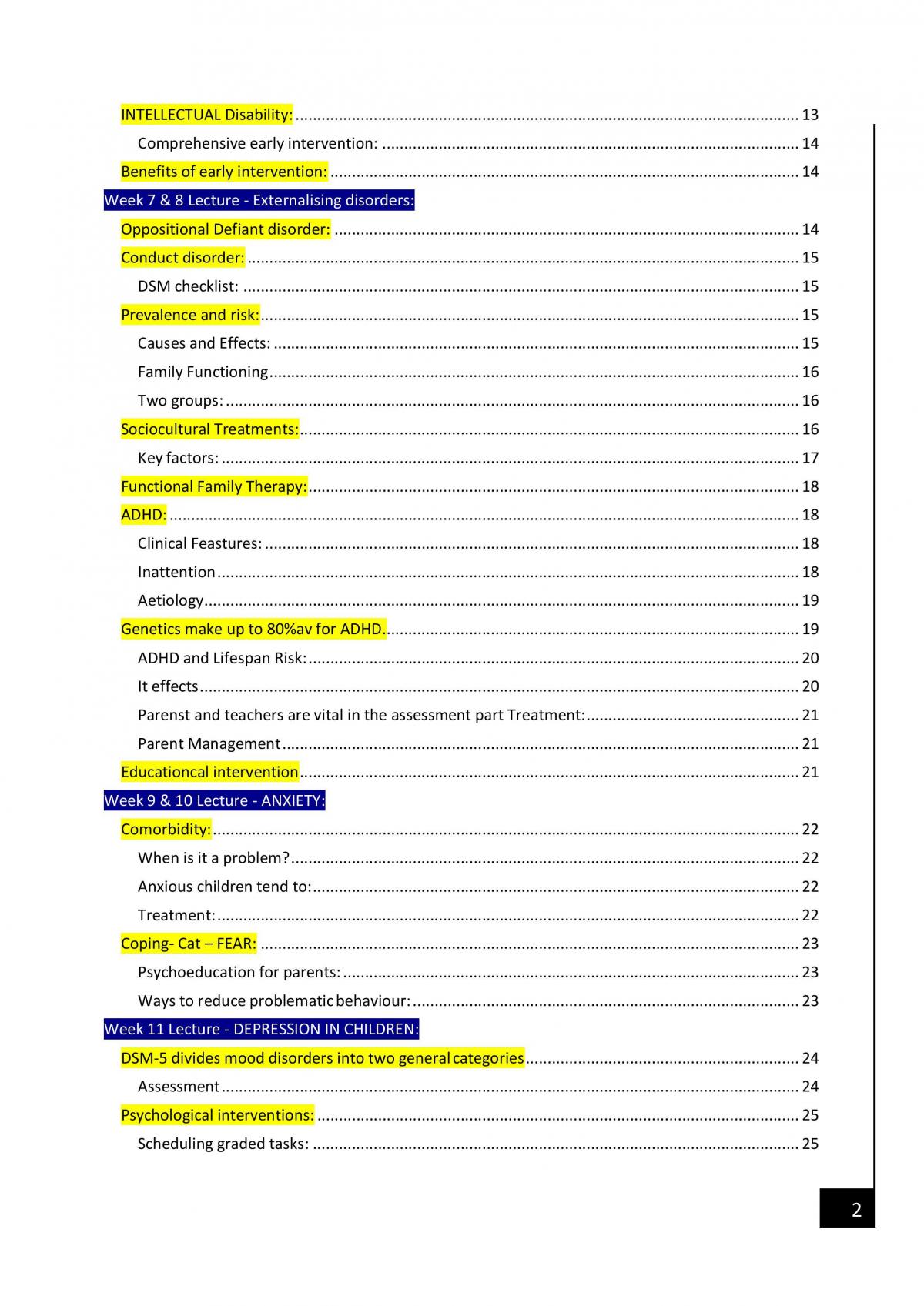 Full Notes (Including Contents from Workshops) - Page 2