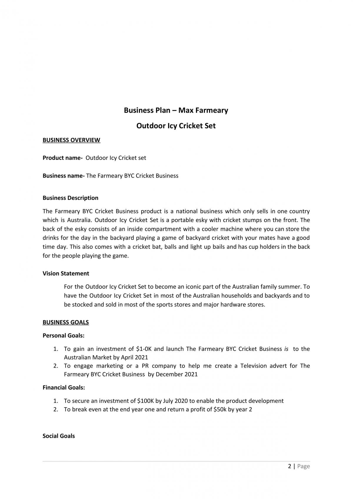Developing a Business  - Page 2