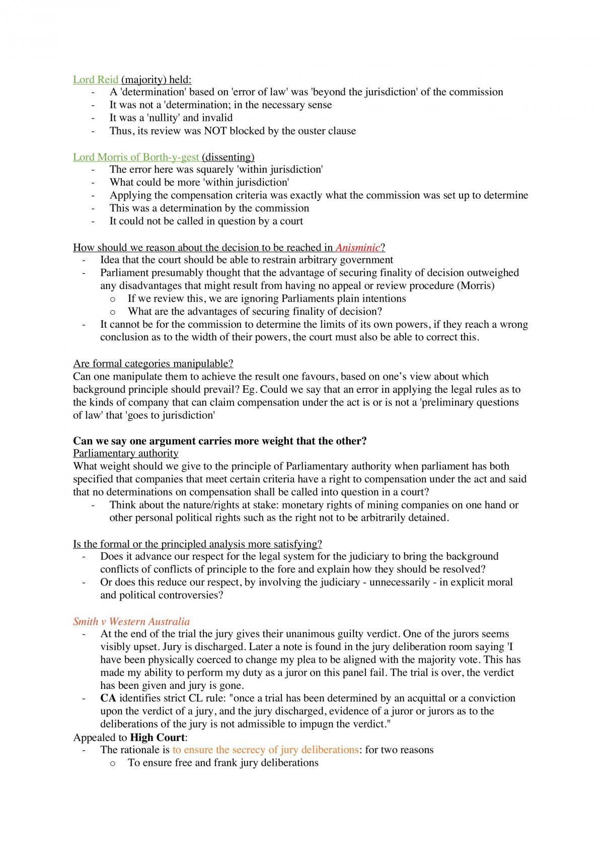 Jurisprudence Summary Notes - Page 12