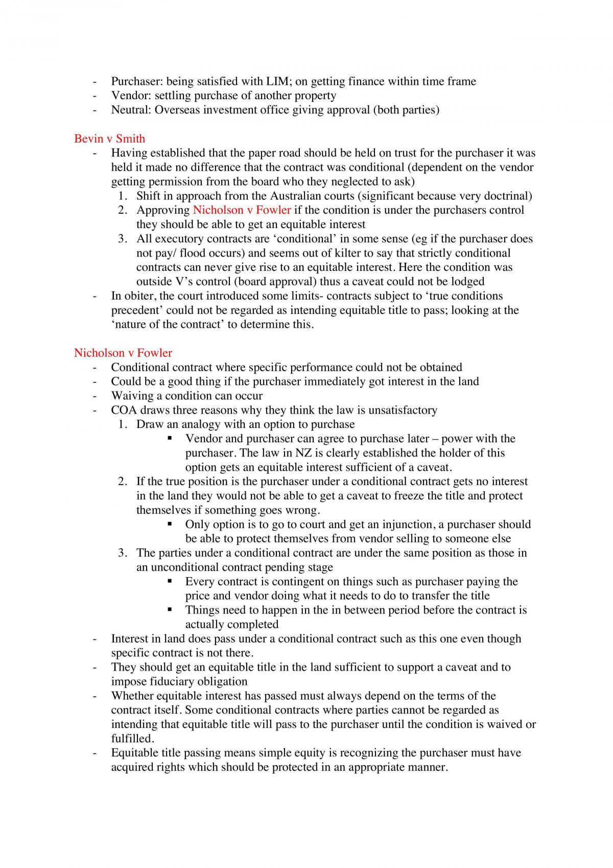 Property Law Summary Notes - Page 23