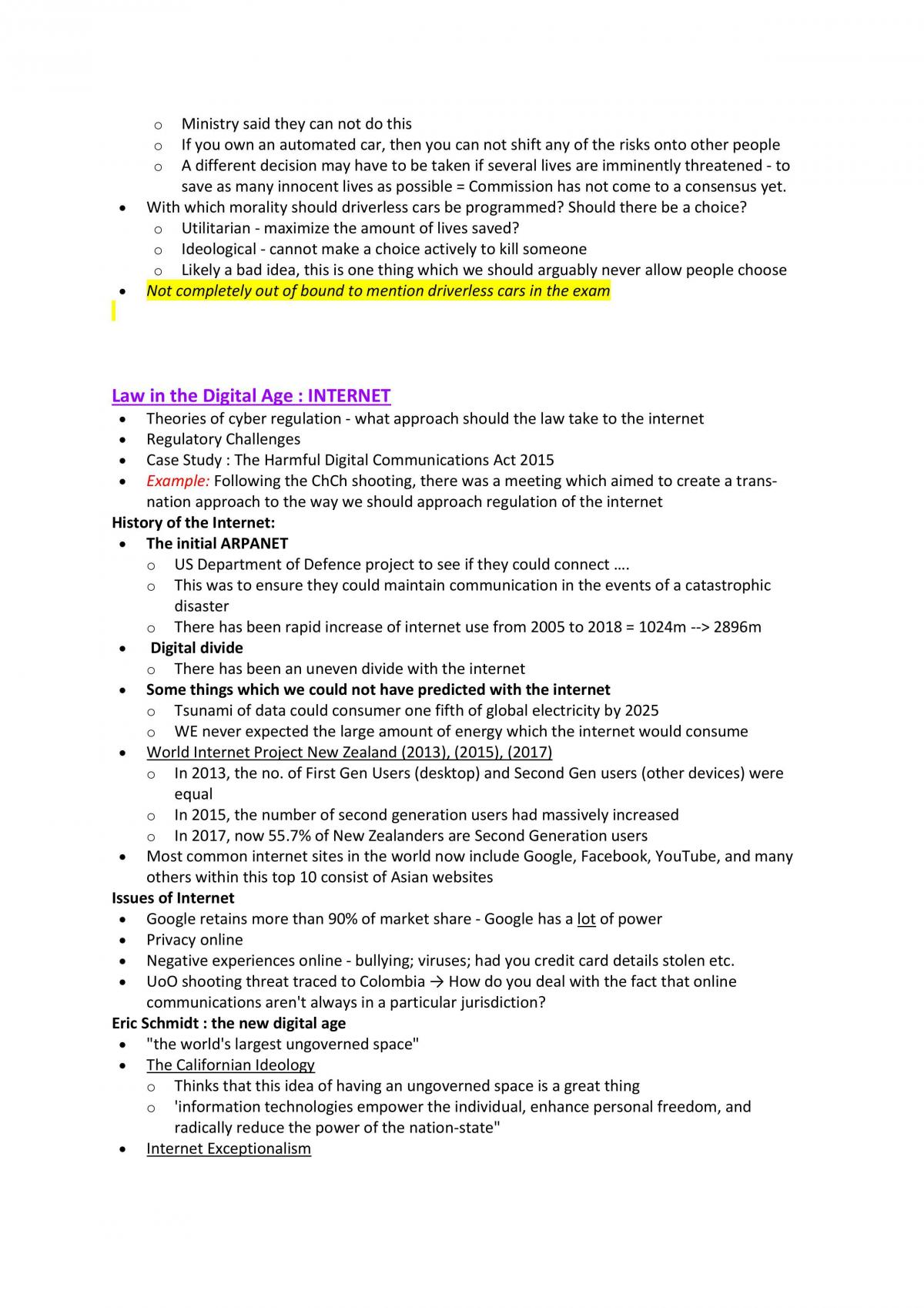 Law and Emerging Technologies Complete Study Notes - Page 8