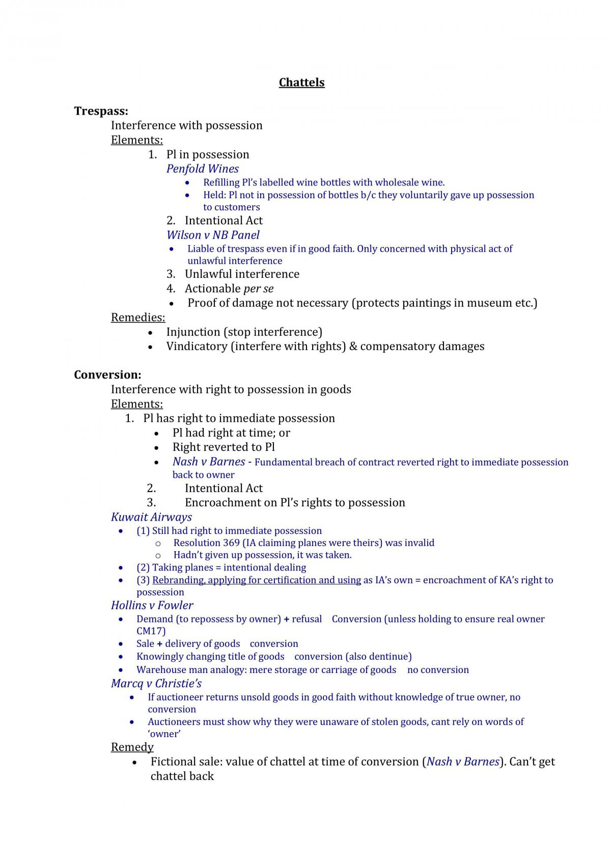 Property Law Complete Study Notes - Page 18