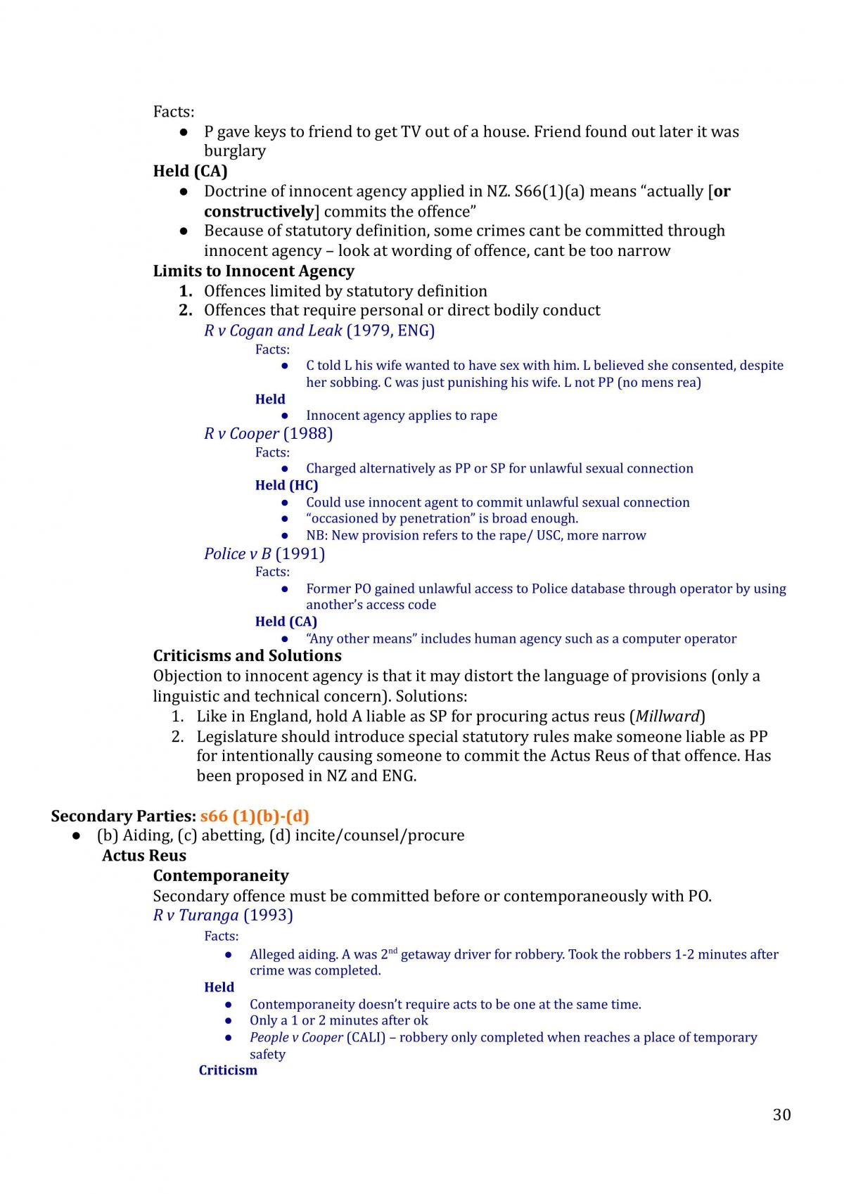 Criminal Law Complete Study Notes - Page 30