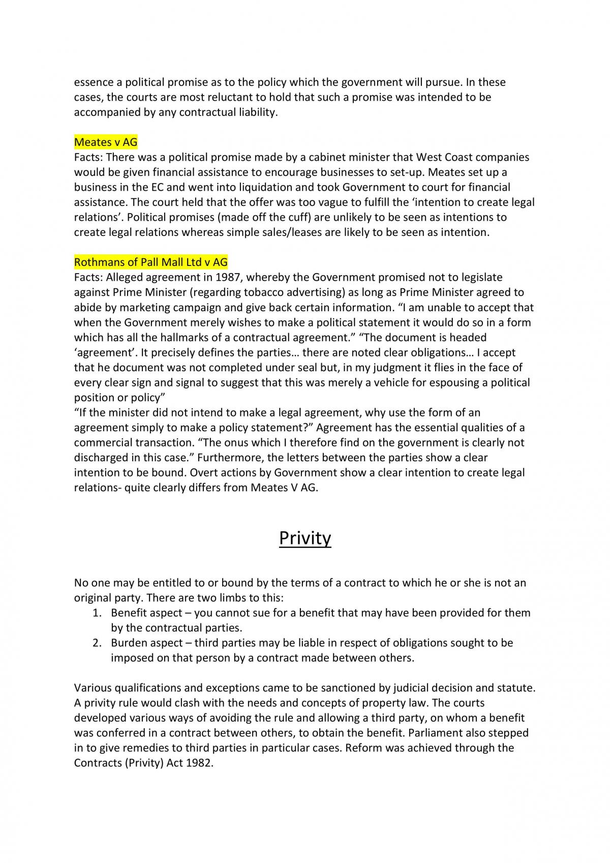 Contract Law Notes - Page 17