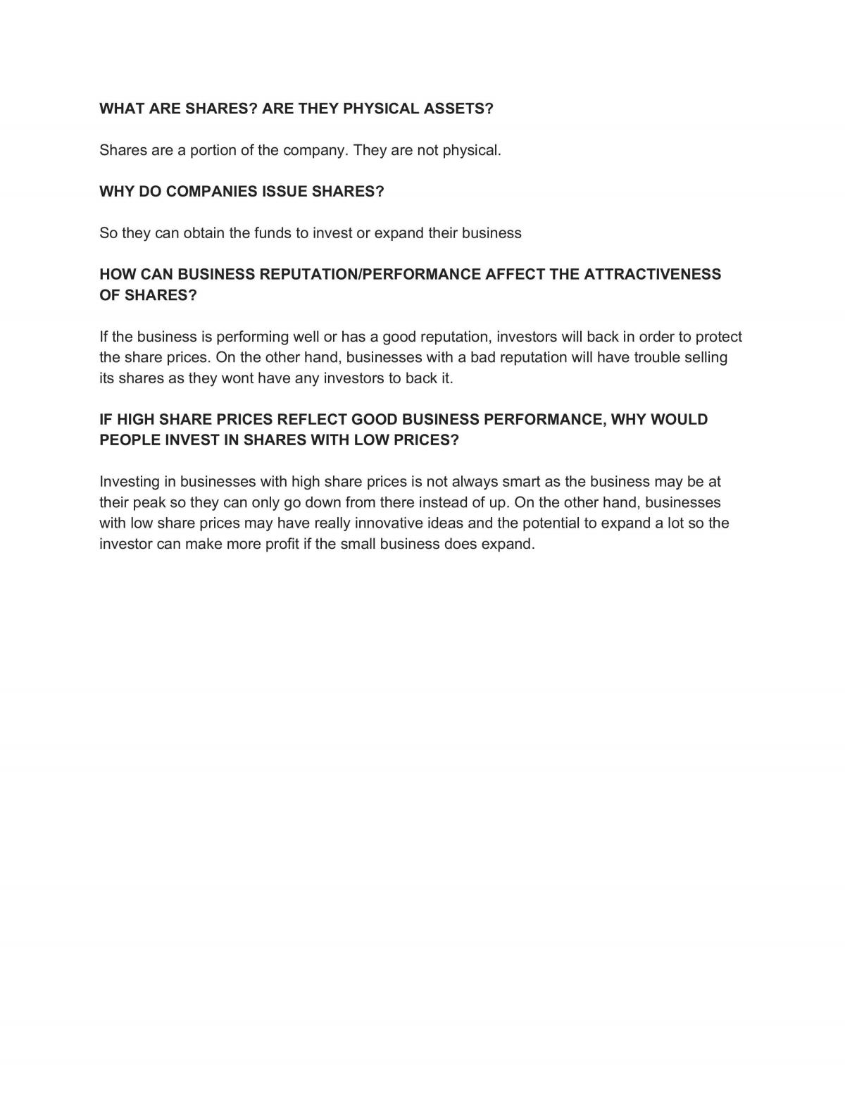 Economics Notes - Year 11 - Page 34