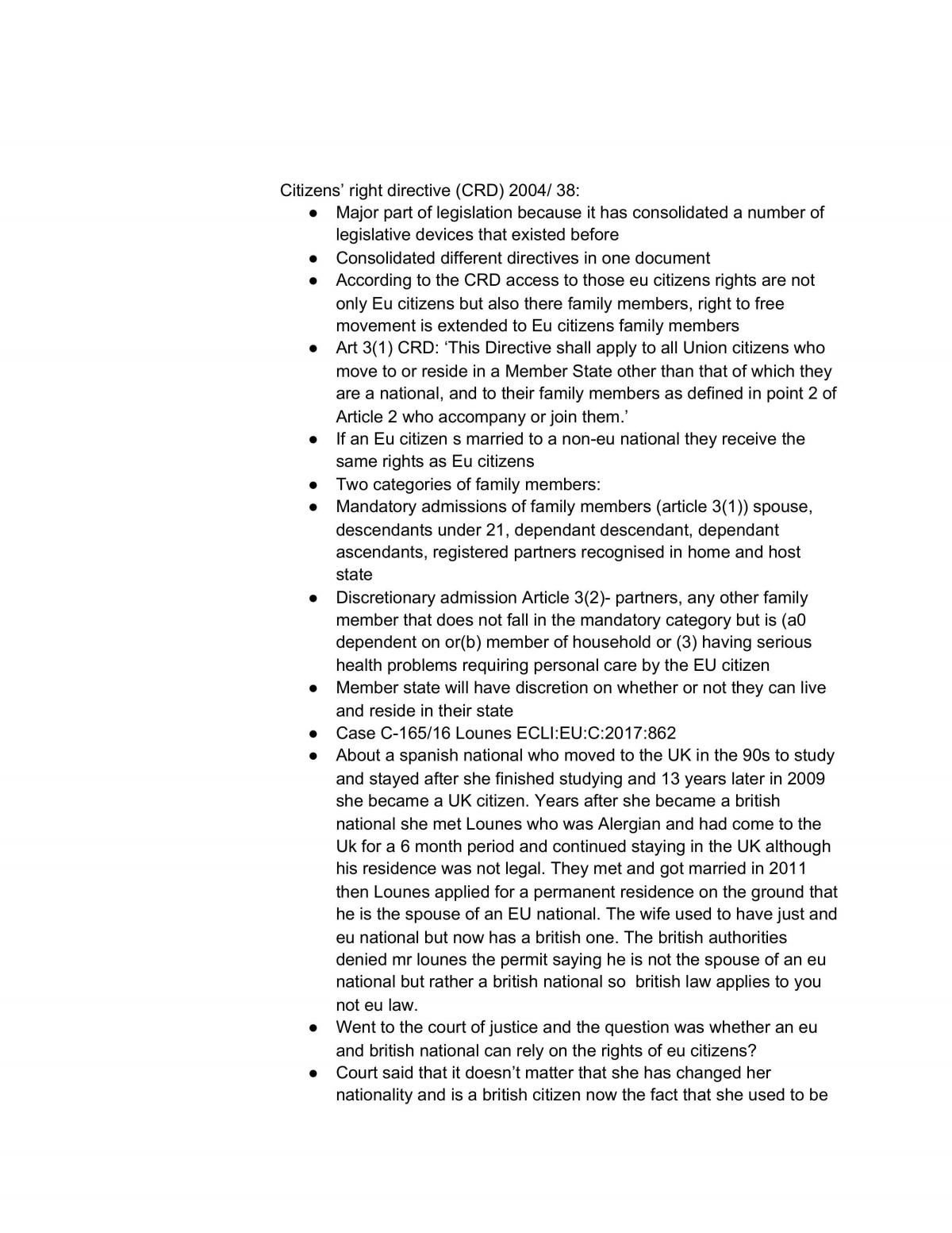 Full set of EU Law Notes from lectures - Page 101
