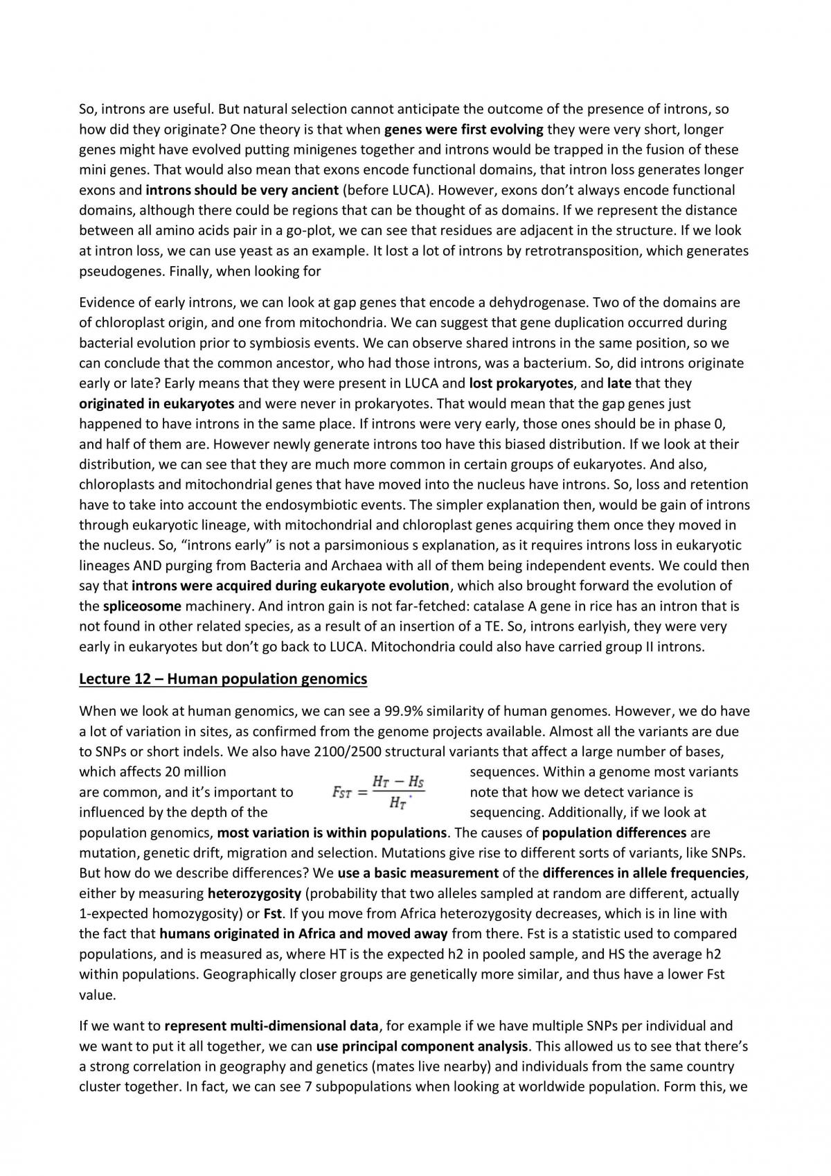 Complete notes on Genomes and Genomics 3 - Page 10