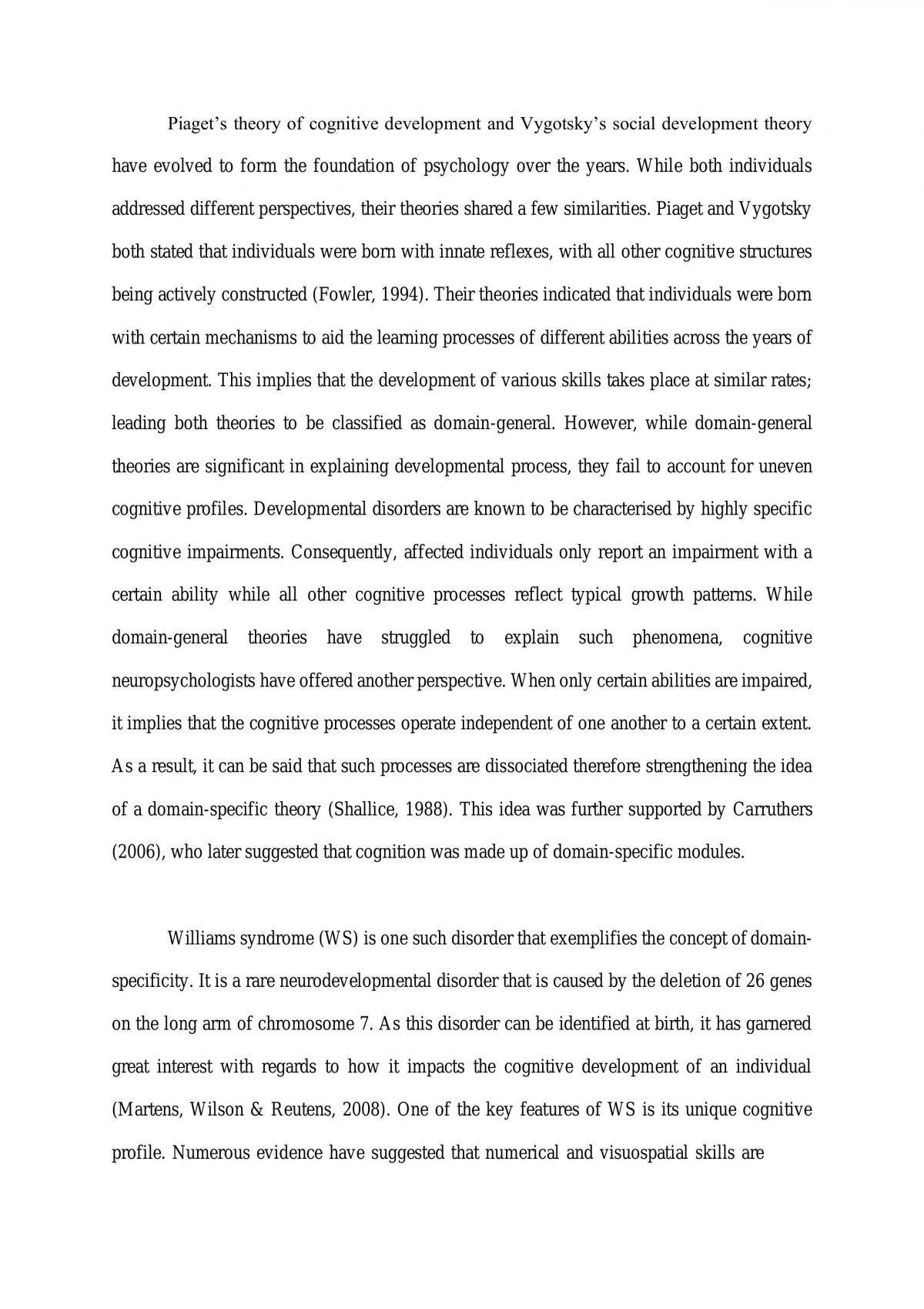 Strengths & Difficulties in Williams Syndrome - Page 2