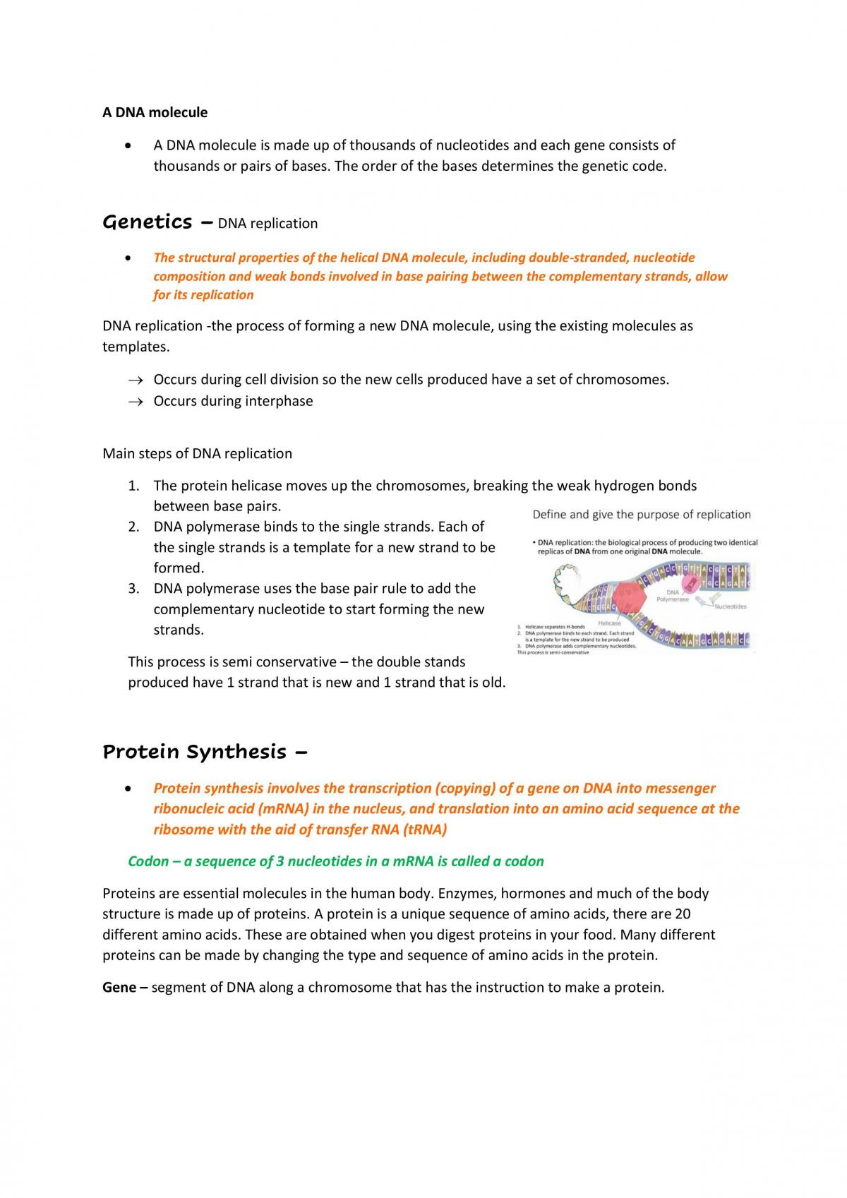 Human Biology Unit 1 and 2 Notes - Page 28
