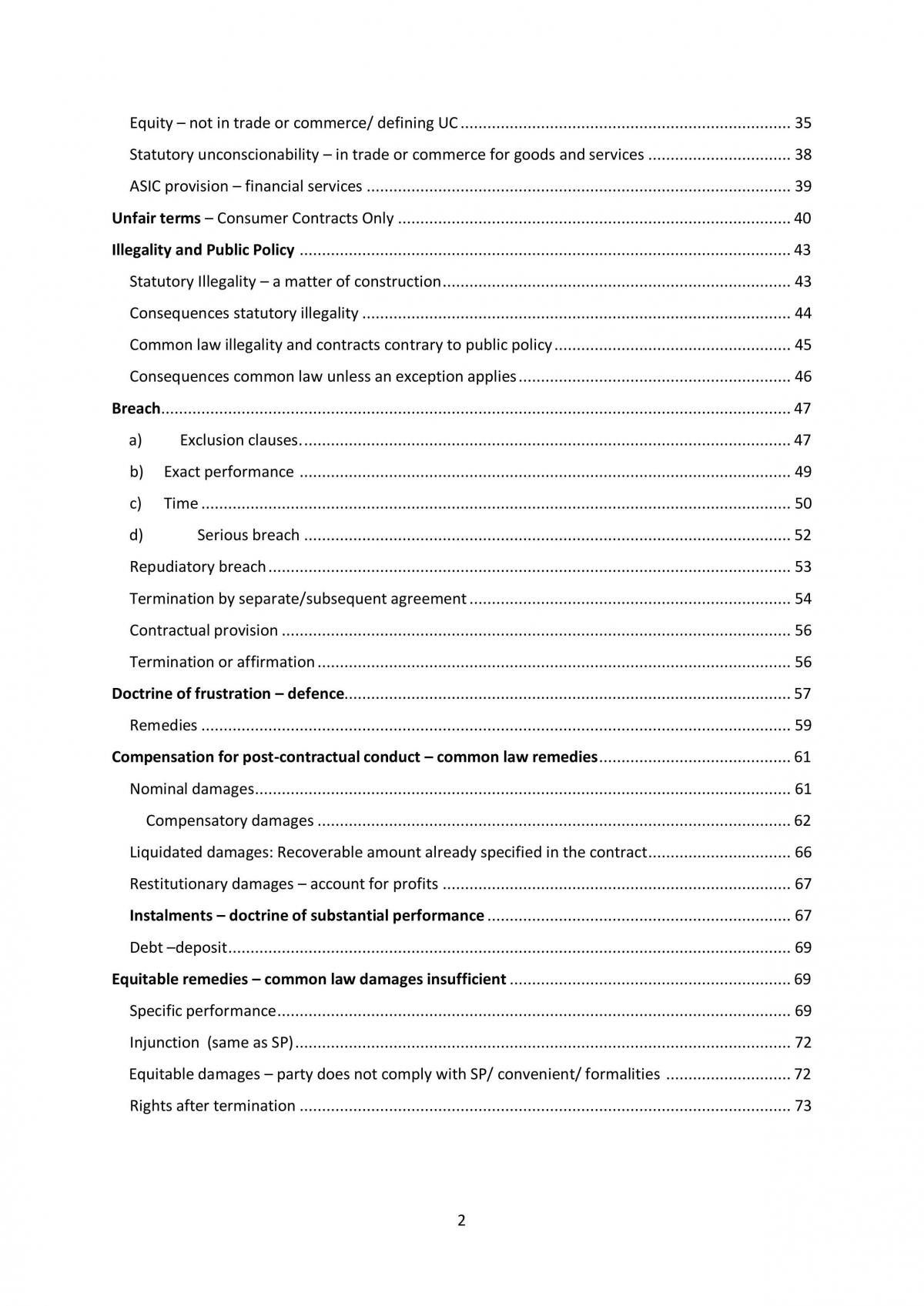 Contract Law - HD notes - Page 2