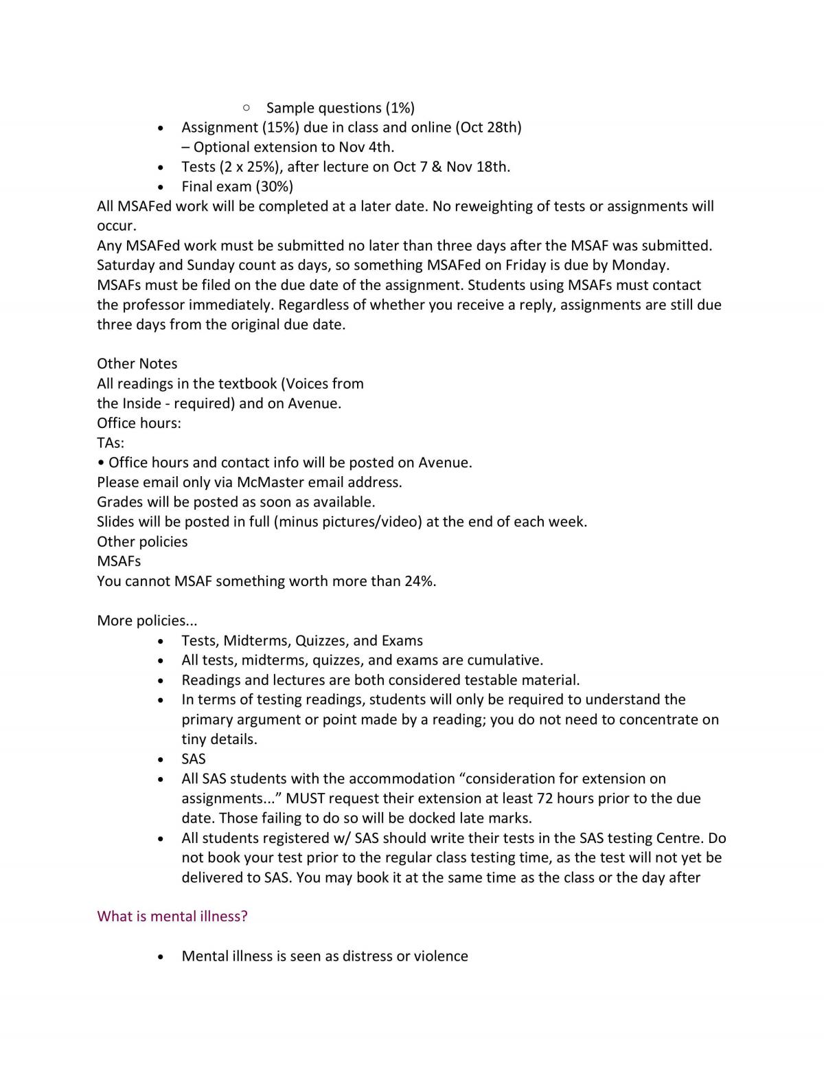 Mental Health and Illness - Page 2
