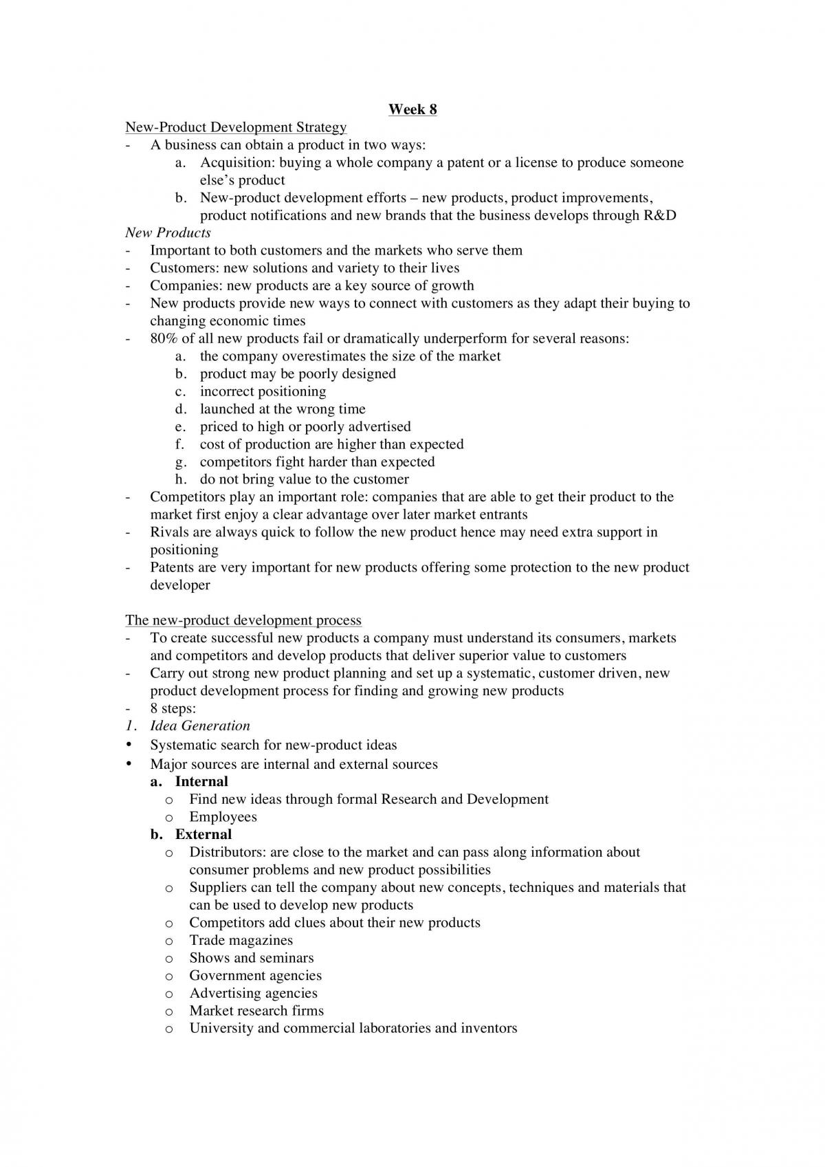 Marketing Final Study Notes - Page 12