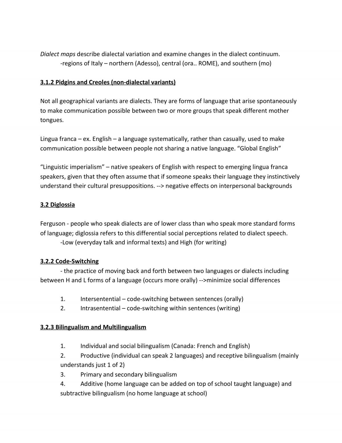 Language & Society Notes - Page 10