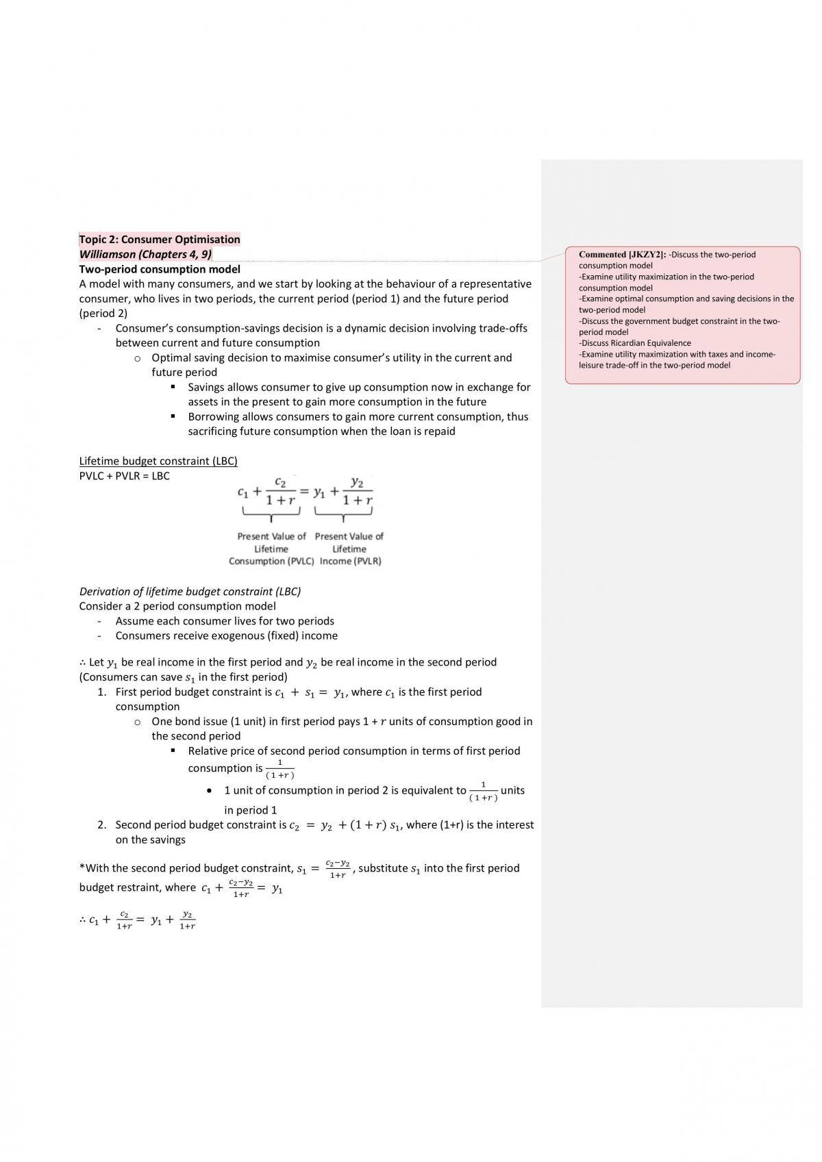 Macroeconomics Analysis I Study Guide - Page 7