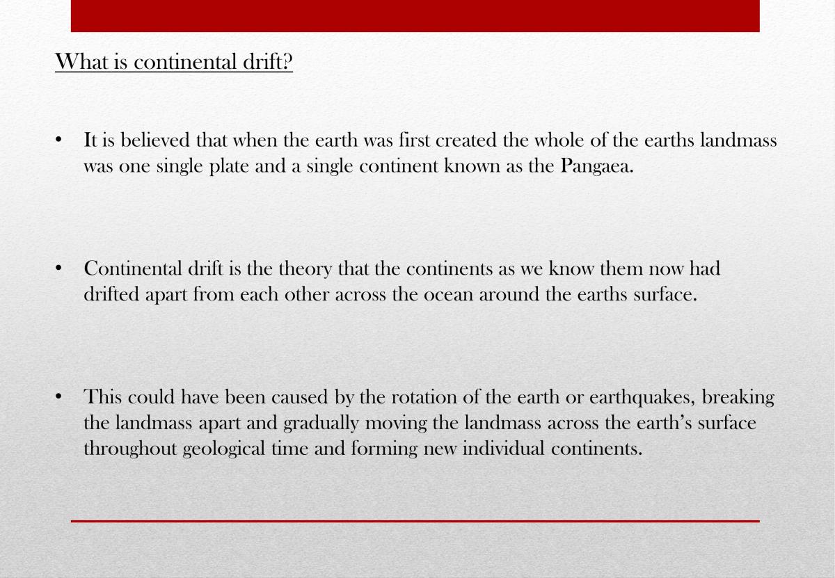 Continental drift and seafloor spreading presentation - Page 2