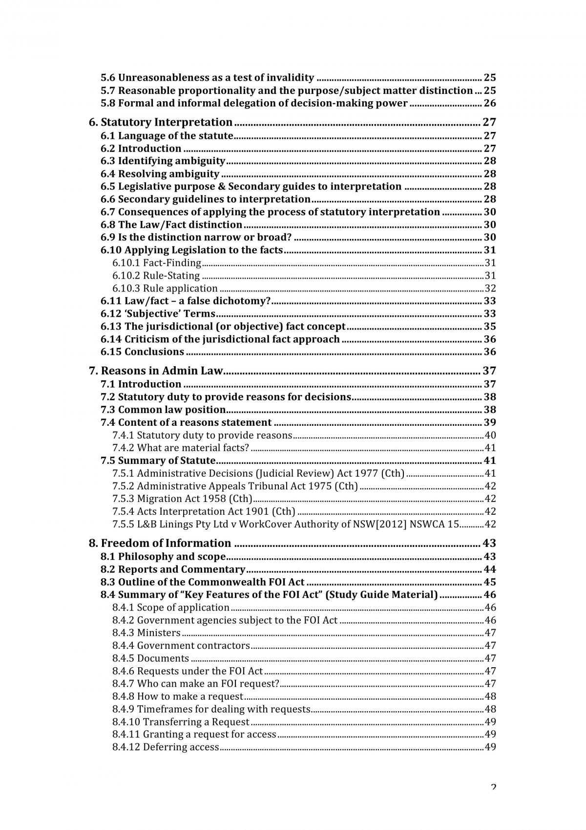 Full Exam Notes Admin Law - Page 2