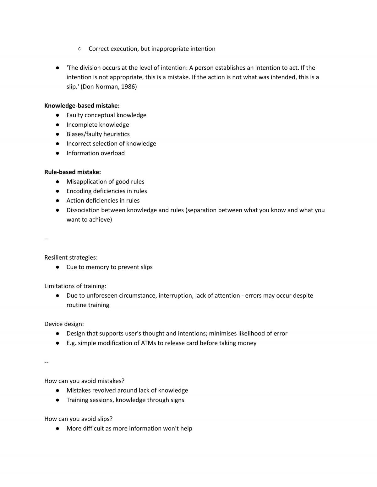 PSYC0027 Human Computer Interaction Notes (All lectures) - Page 13