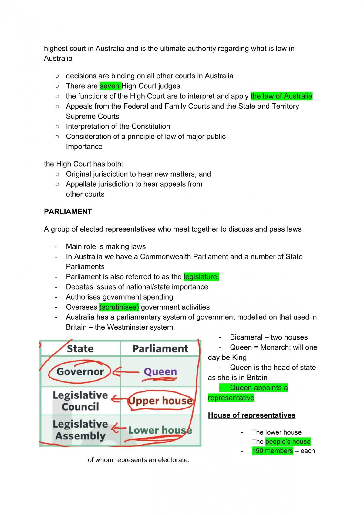YR 11 legal study notes - Page 10