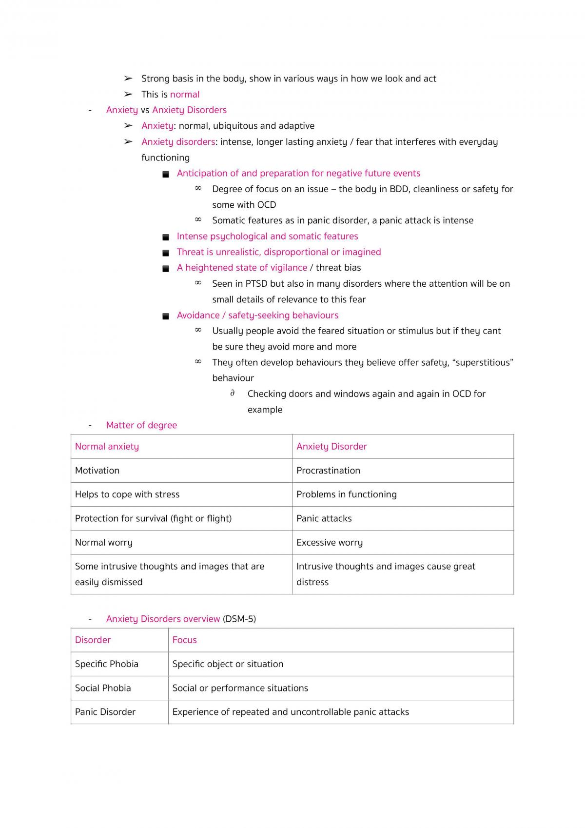 Personality, Intelligence, Psychopathology Notes - Page 23