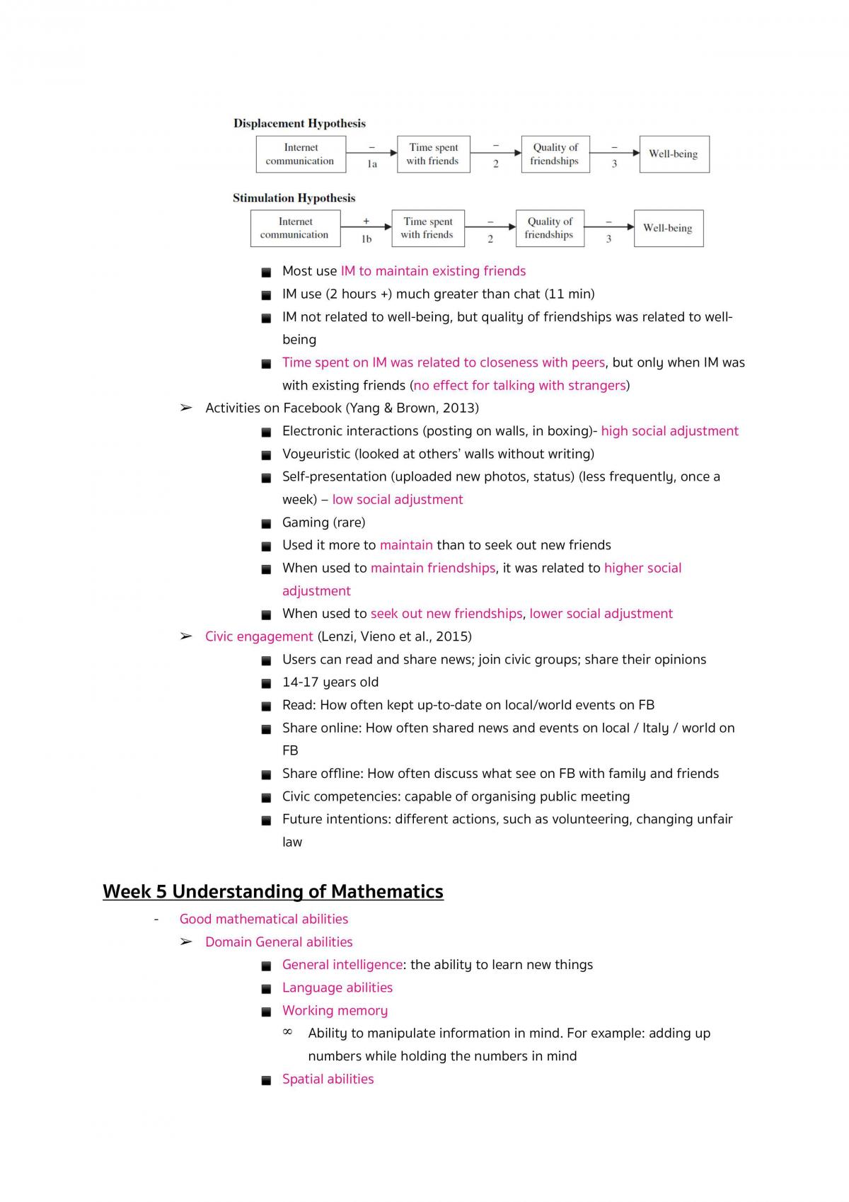 Developmental Psychology with Research Methods 2 Notes - Page 41