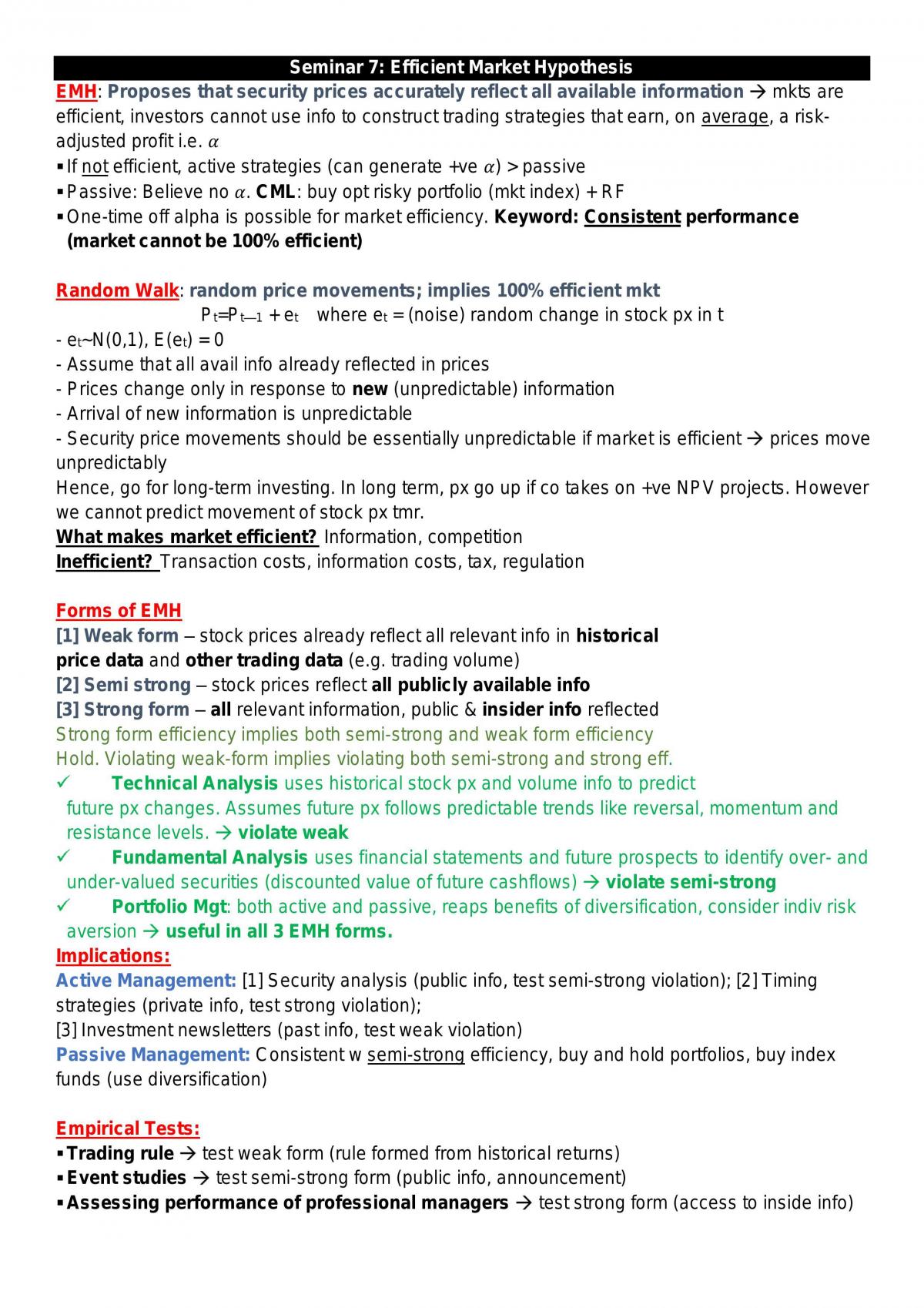 Investments Full Notes - Page 11