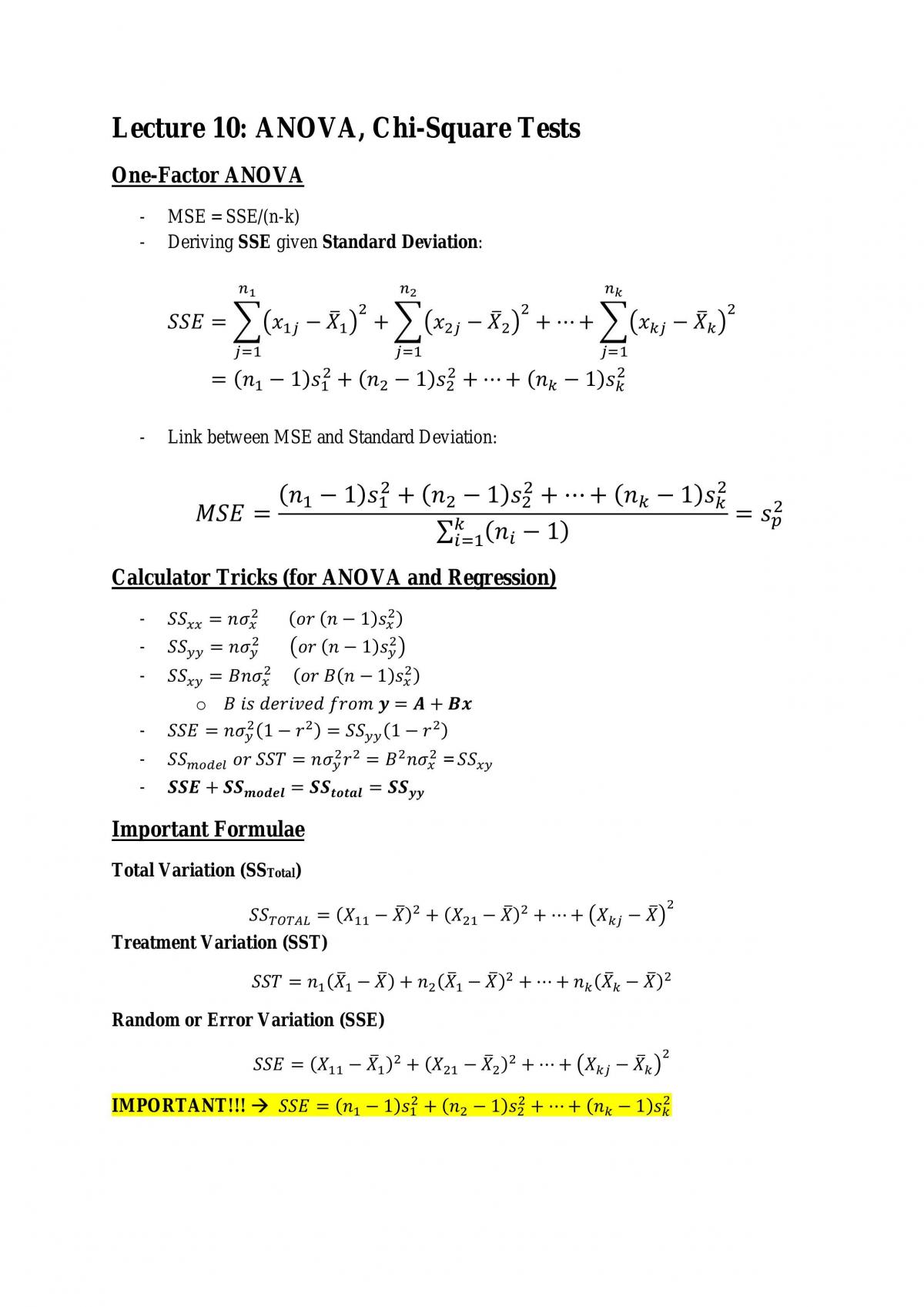 Statistics and Analysis: Notes - Page 31