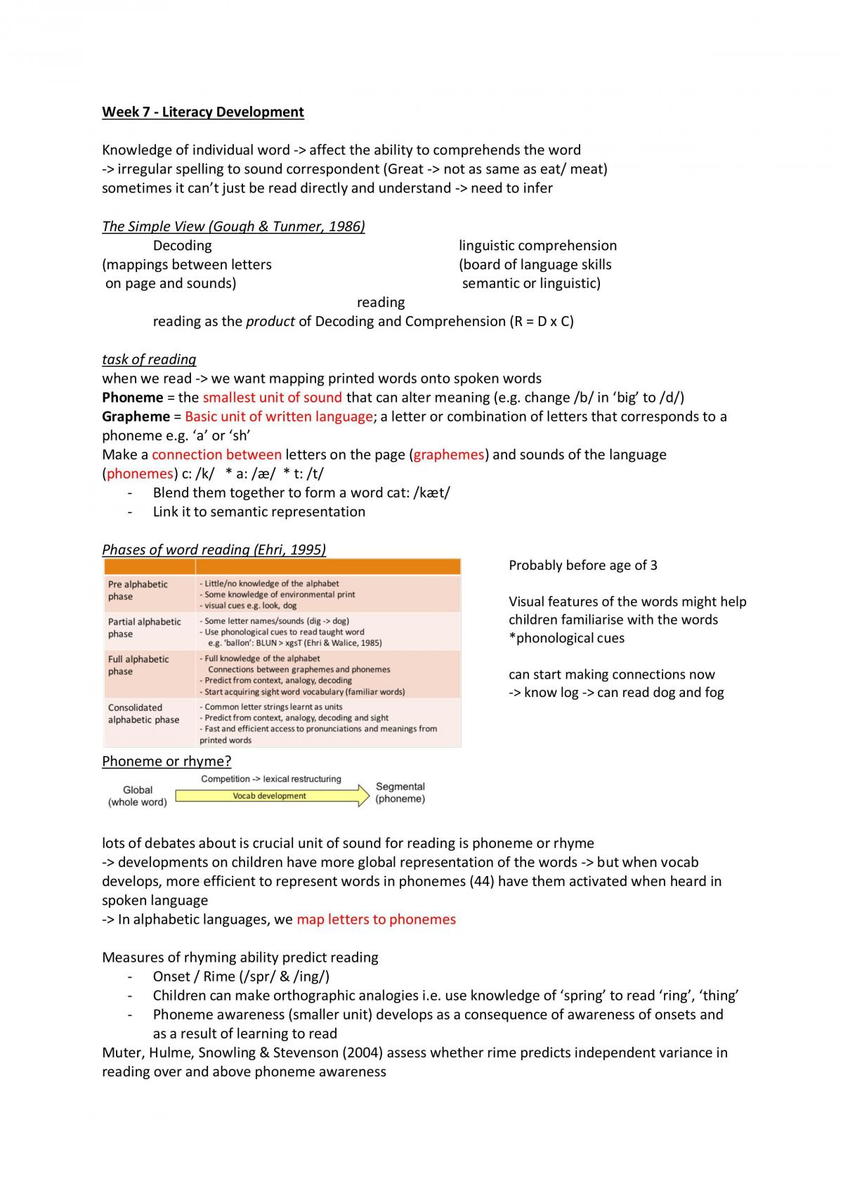 Developmental psychology notes - Page 28