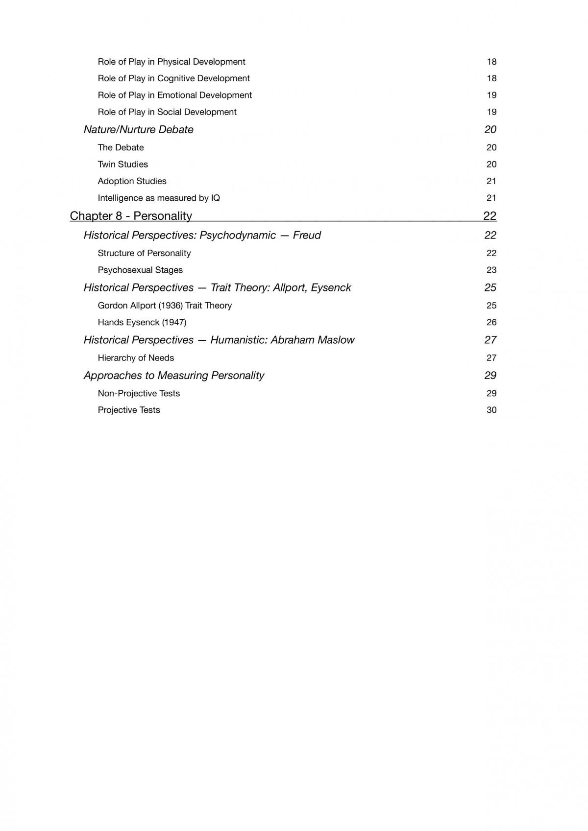 Psychology Unit 2 (Year 11) Complete Study notes - Page 2