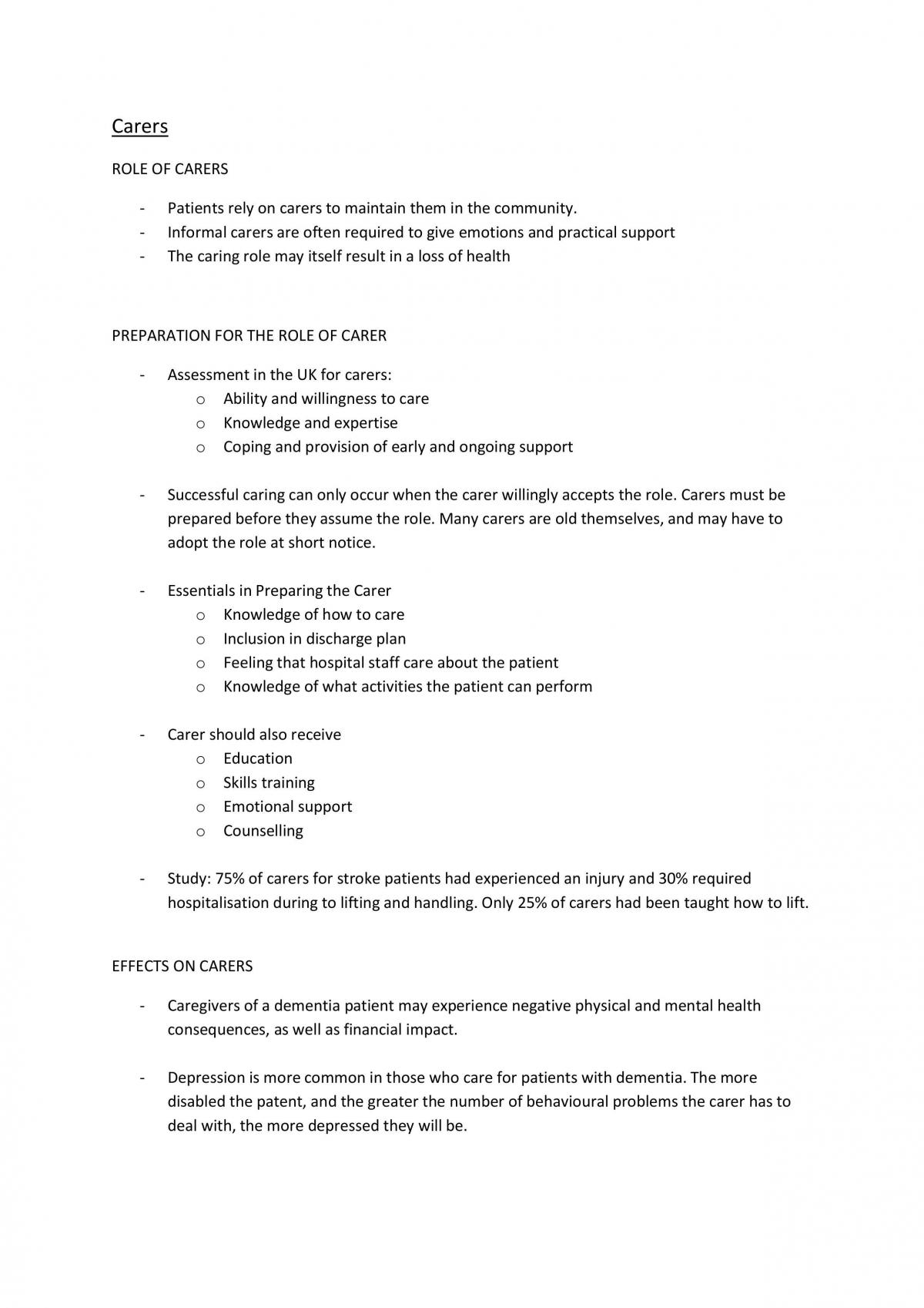 BIOS 1173 Disease in Ageing Notes - Page 12