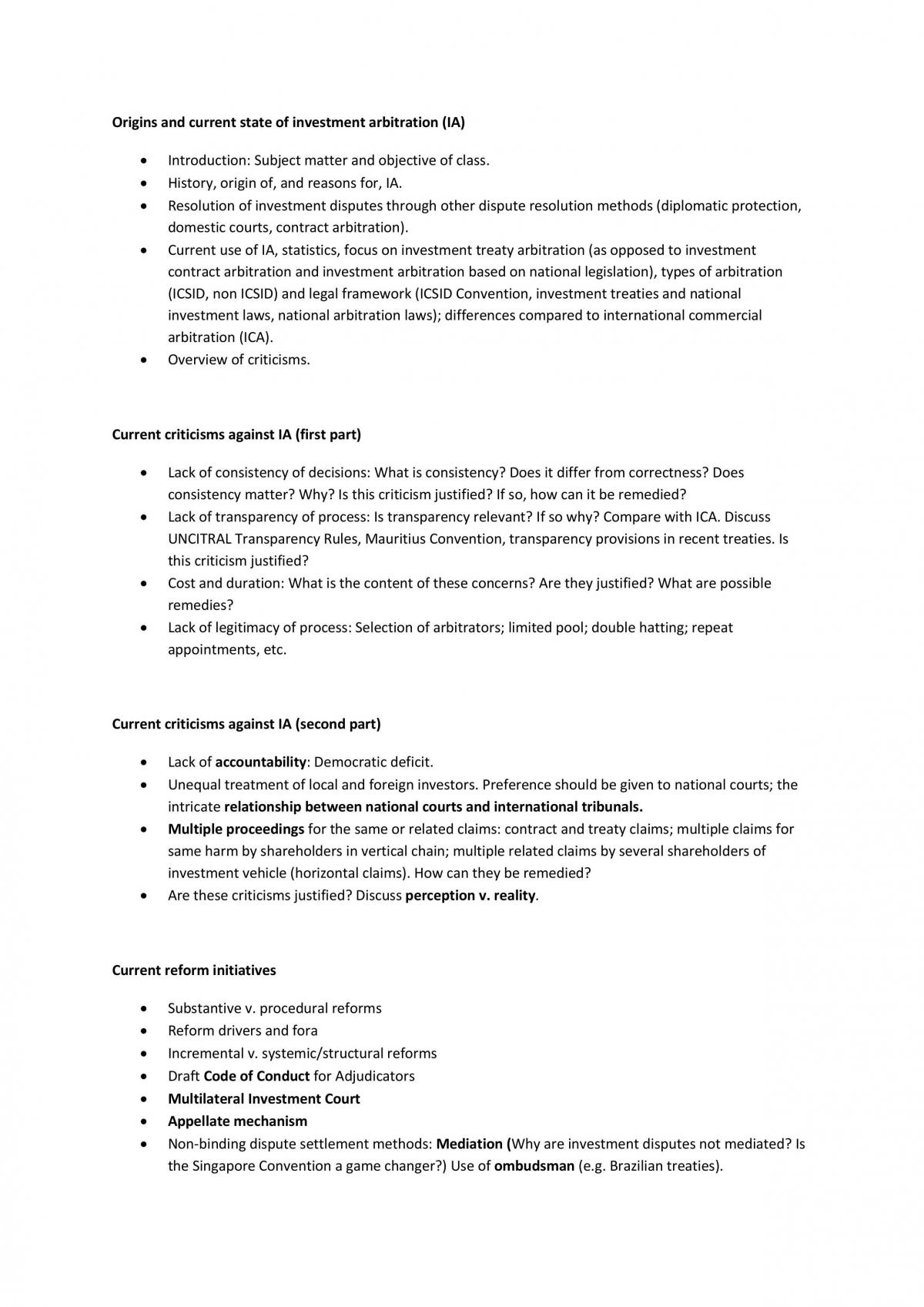 Current Challenges to Investment Arbitration Notes - Page 2