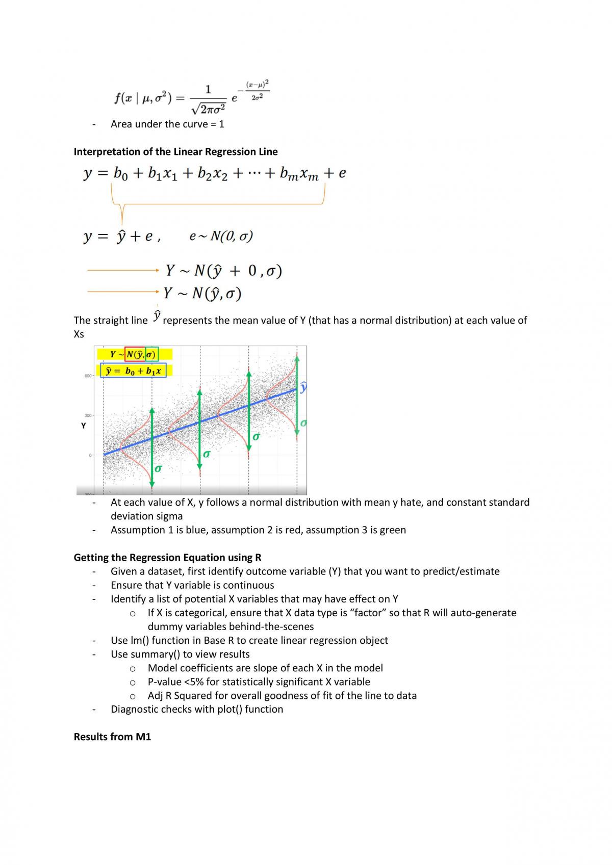 Analytics I: Visual and Predictive Techniques Full Study Notes - Page 38