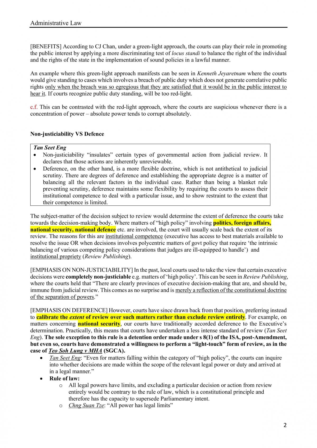 Administrative Law Notes - Page 2