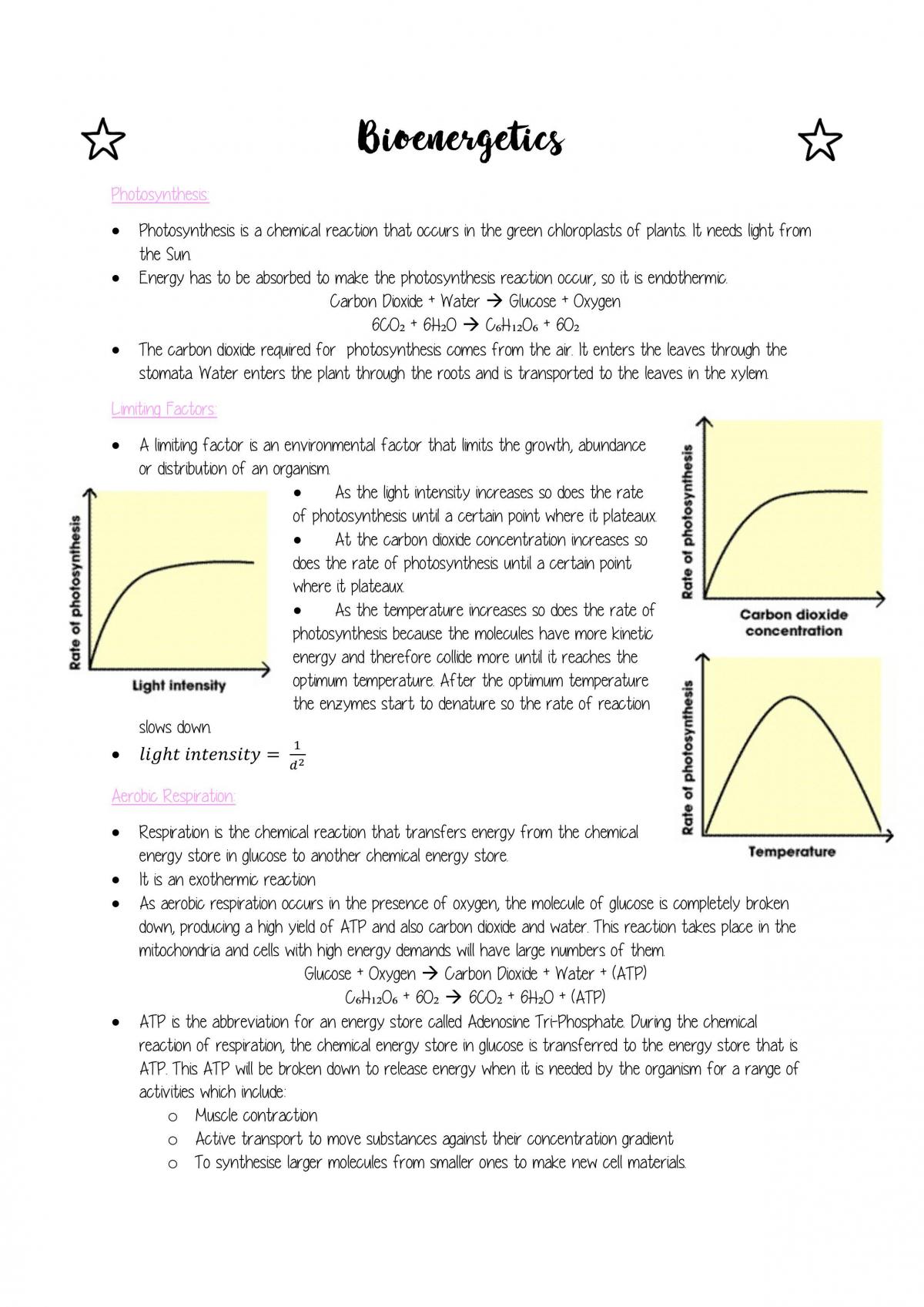 GCSE AQA Biology Notes - Page 19
