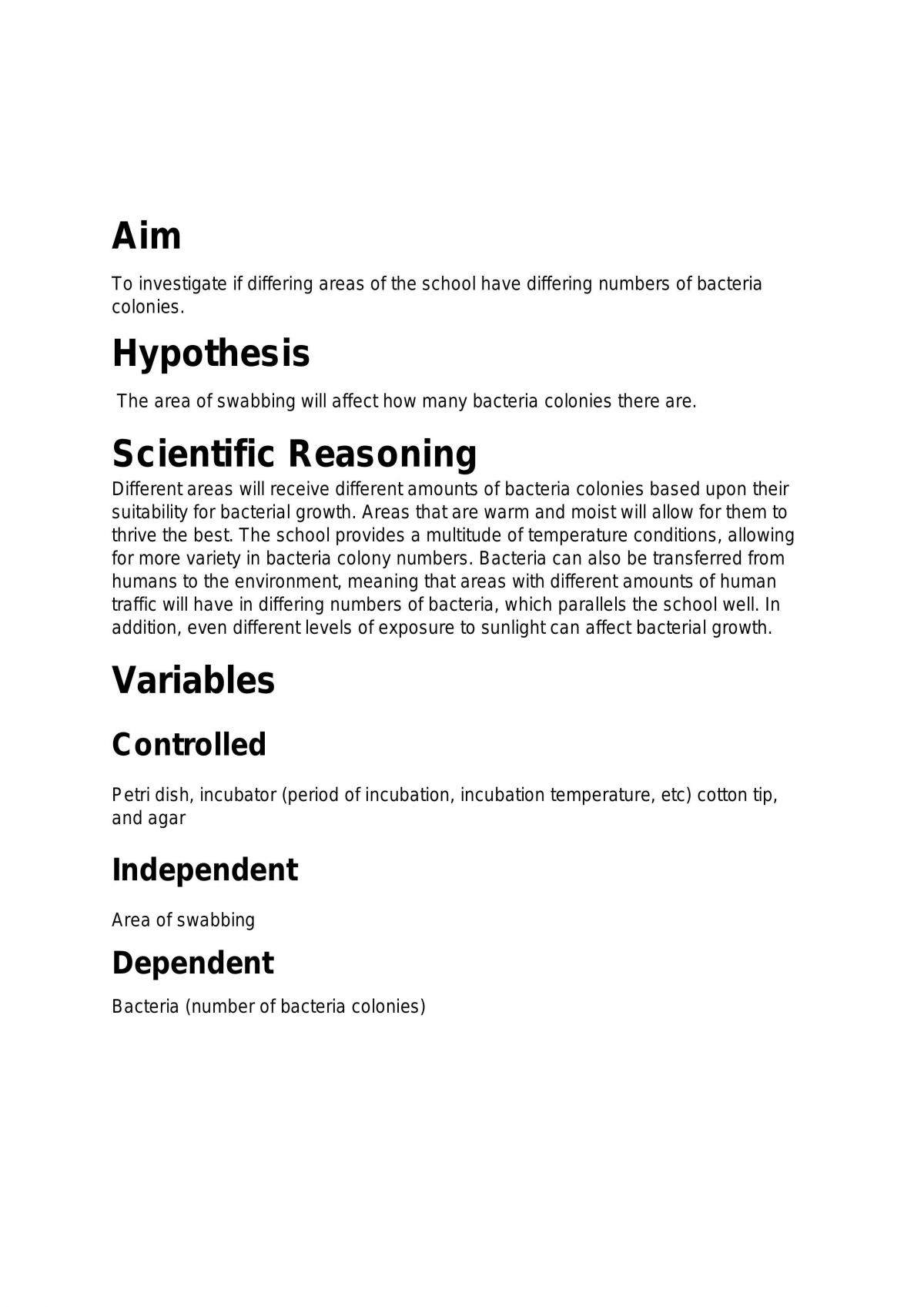 Growing Microbes Practical - Page 2