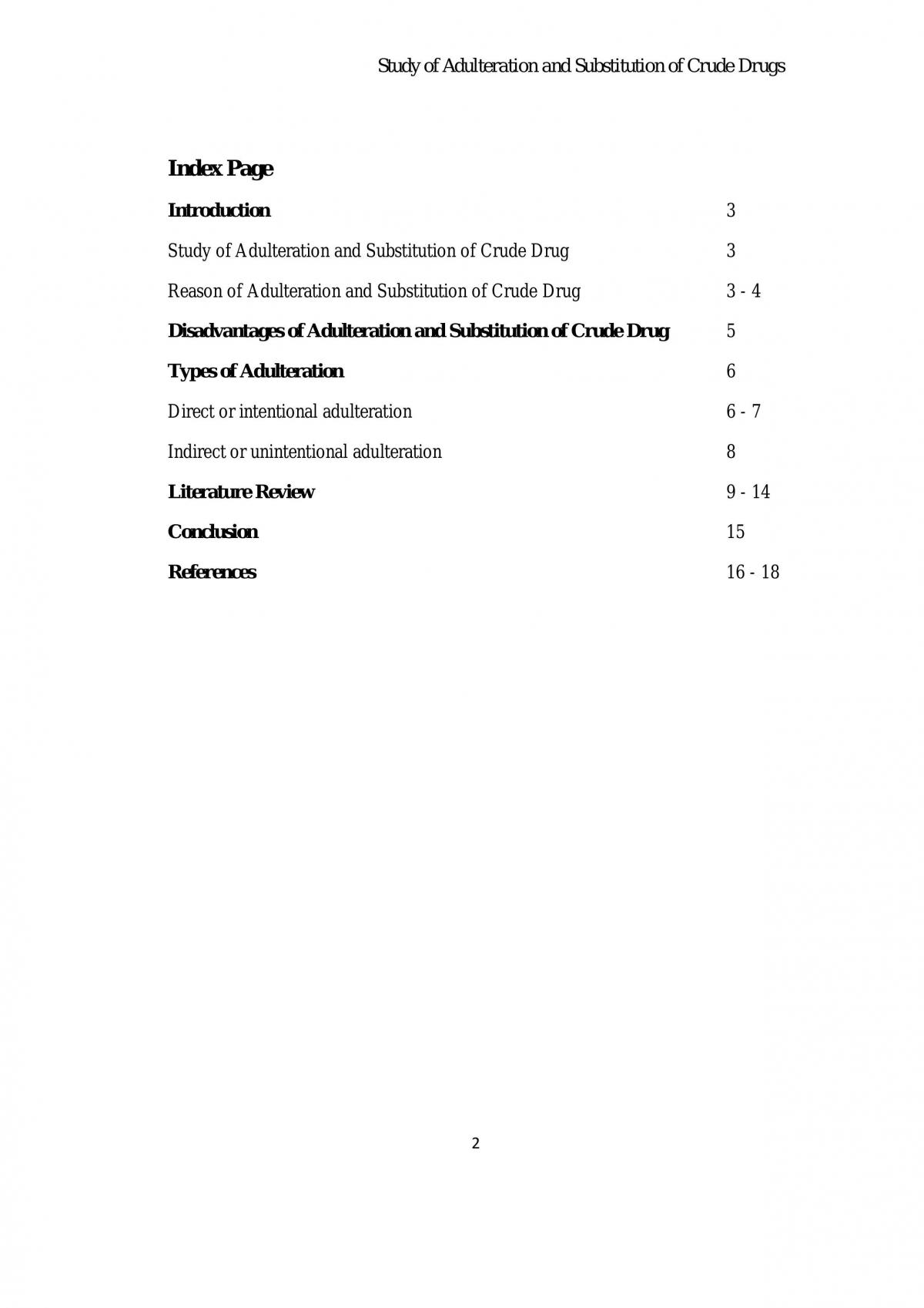 Study Of Adulteration And Substitution Of Crude Drug PPCC 6440405