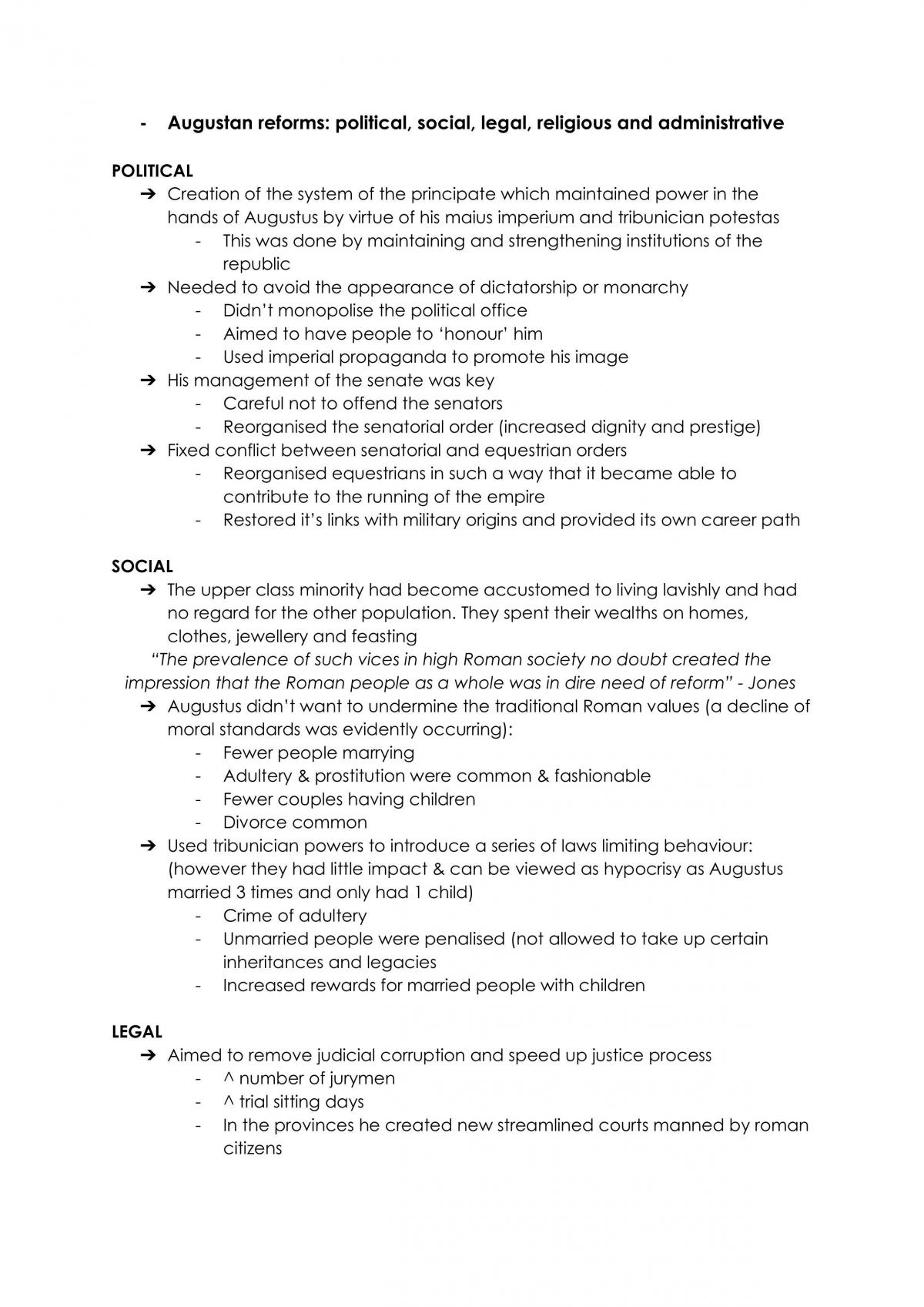 Age of Augustus Study Notes - Page 11