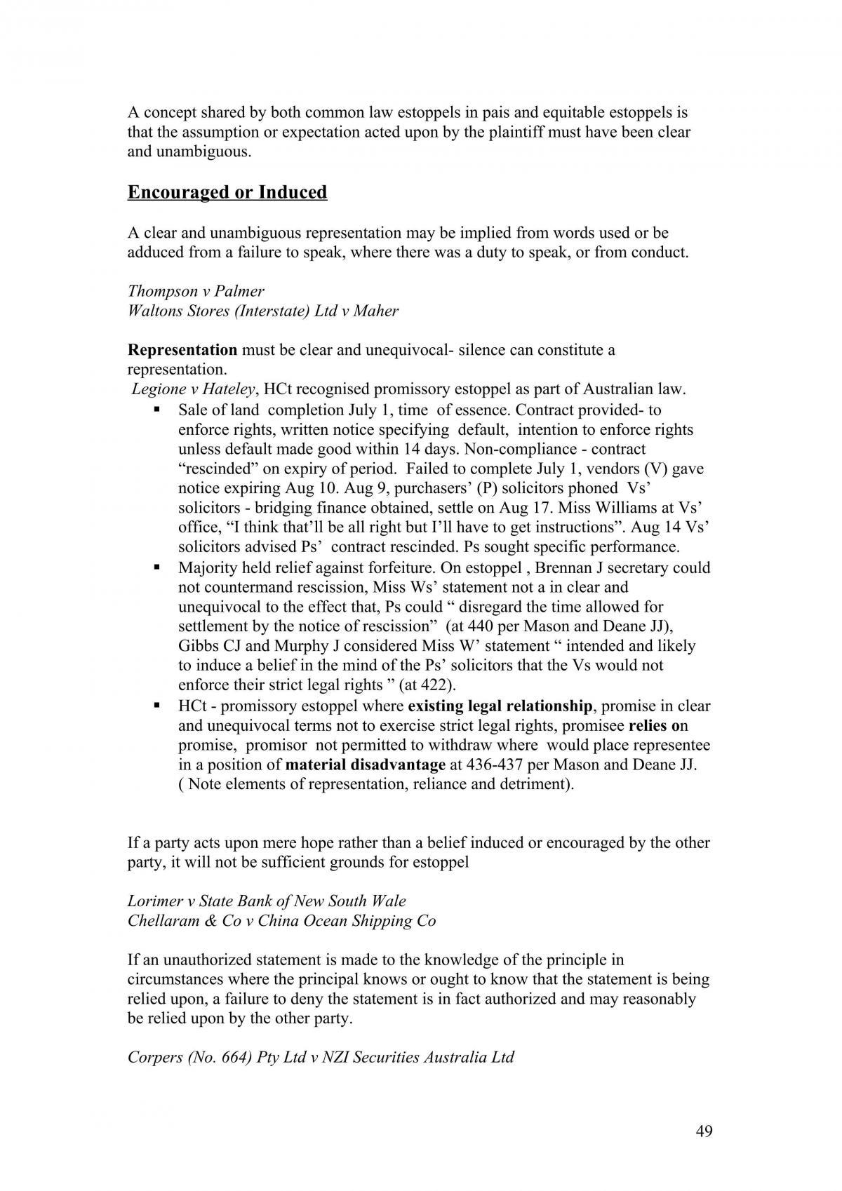Contract Law Study Notes - Page 49