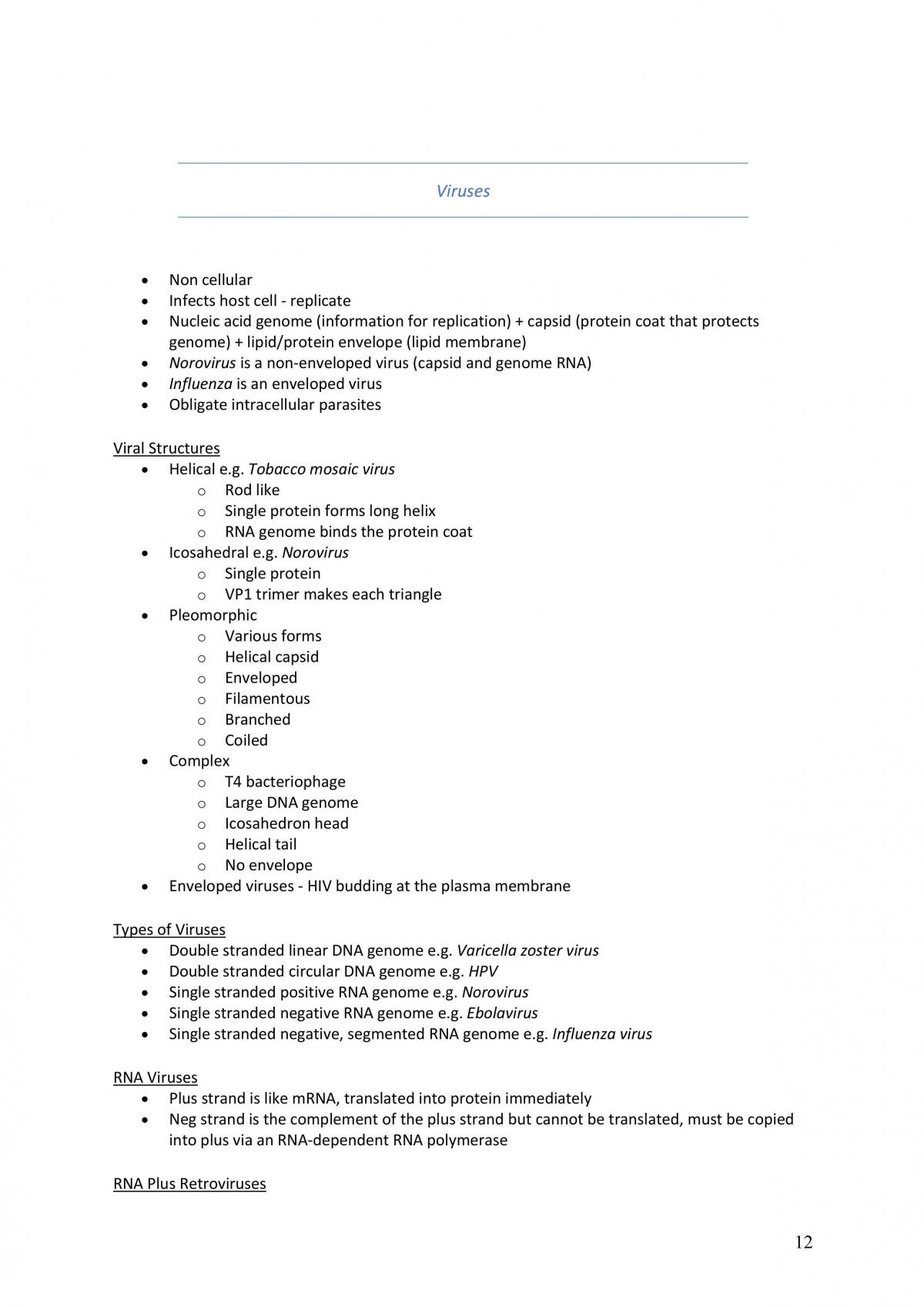 From Molecules to Cells Full Set of Notes - Page 12