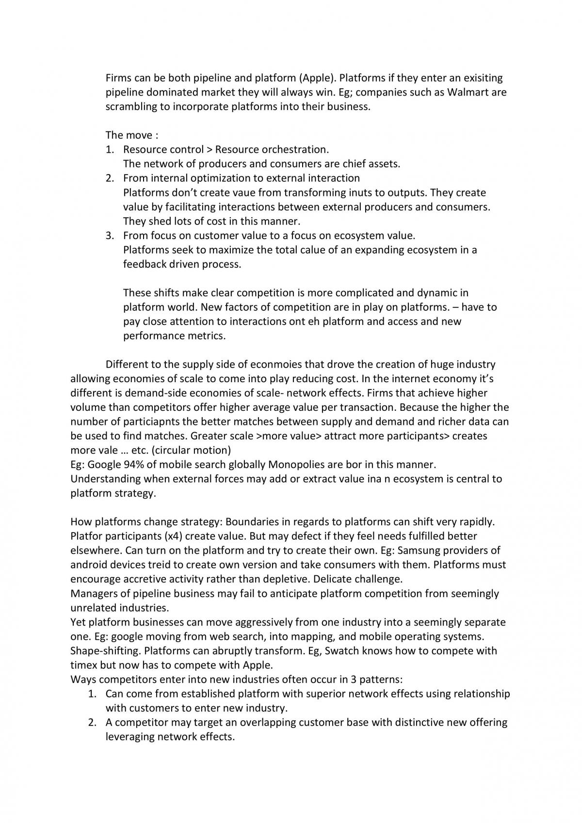 Business strategy notes - Page 38