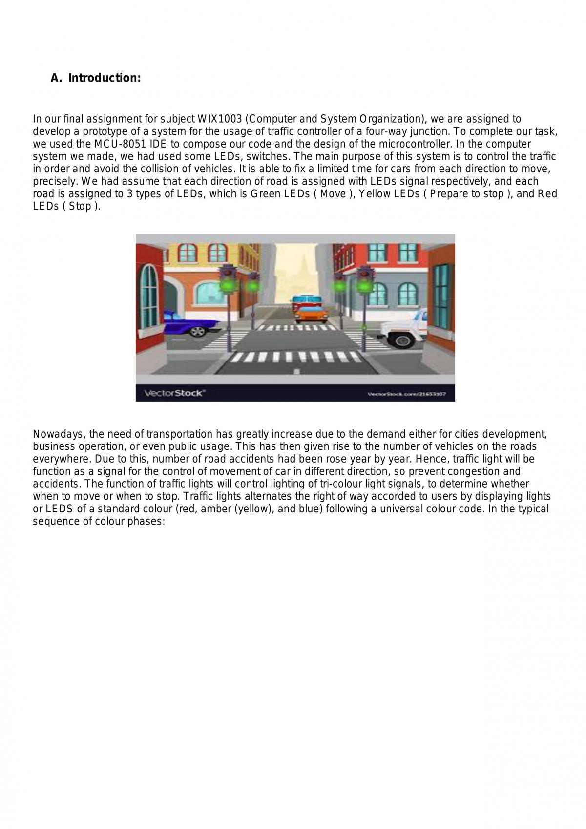 Traffic Light Assignment - Page 2