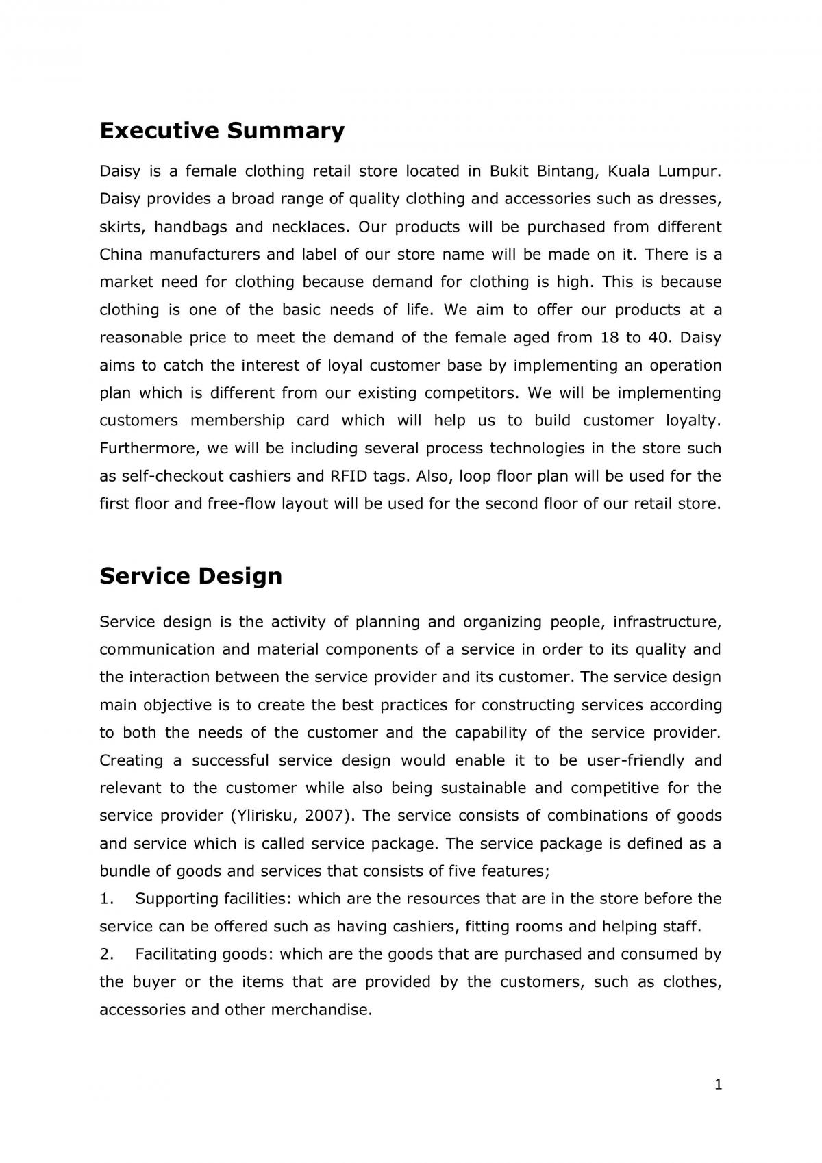 Operations Plan Report - Page 2