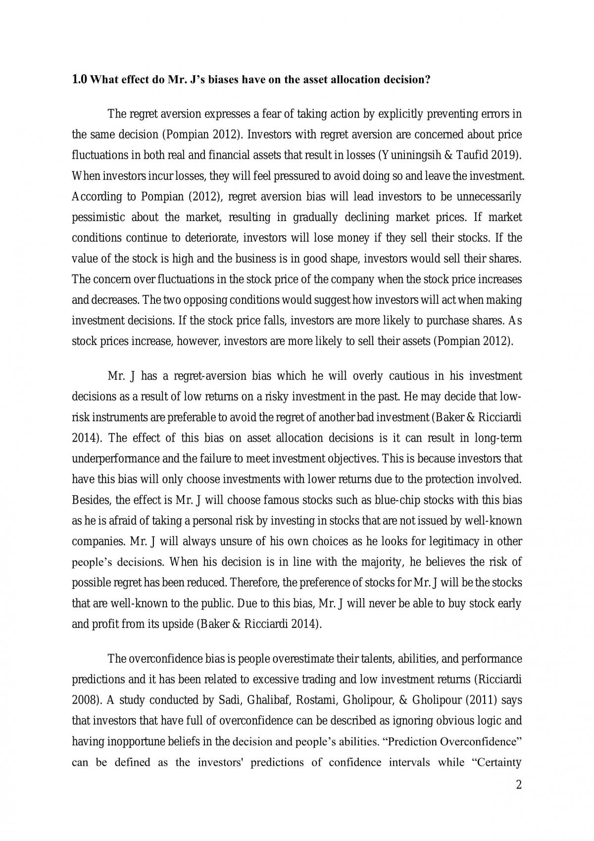 Project discuses Mr. J's biases - Page 2