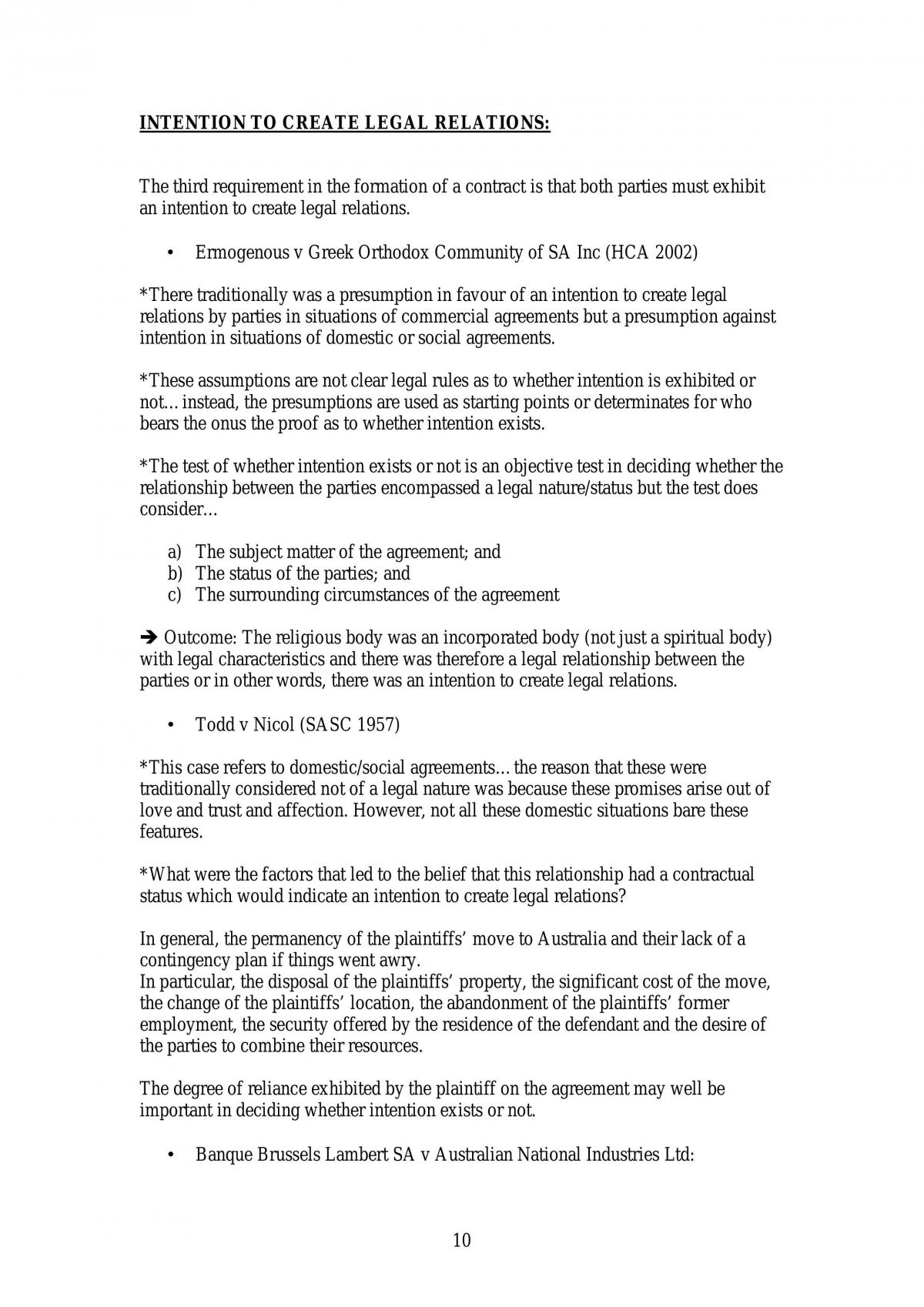 Summary Notes For Contracts1 (14Weeks) - Page 10