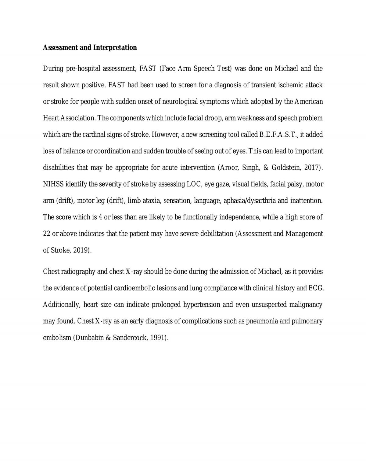 Case Study on Stroke - Page 2