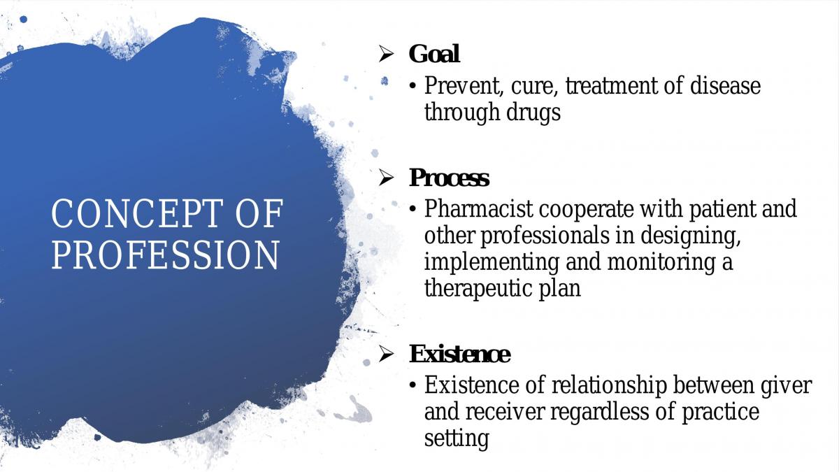 Pharmacy As A Profession - Page 2