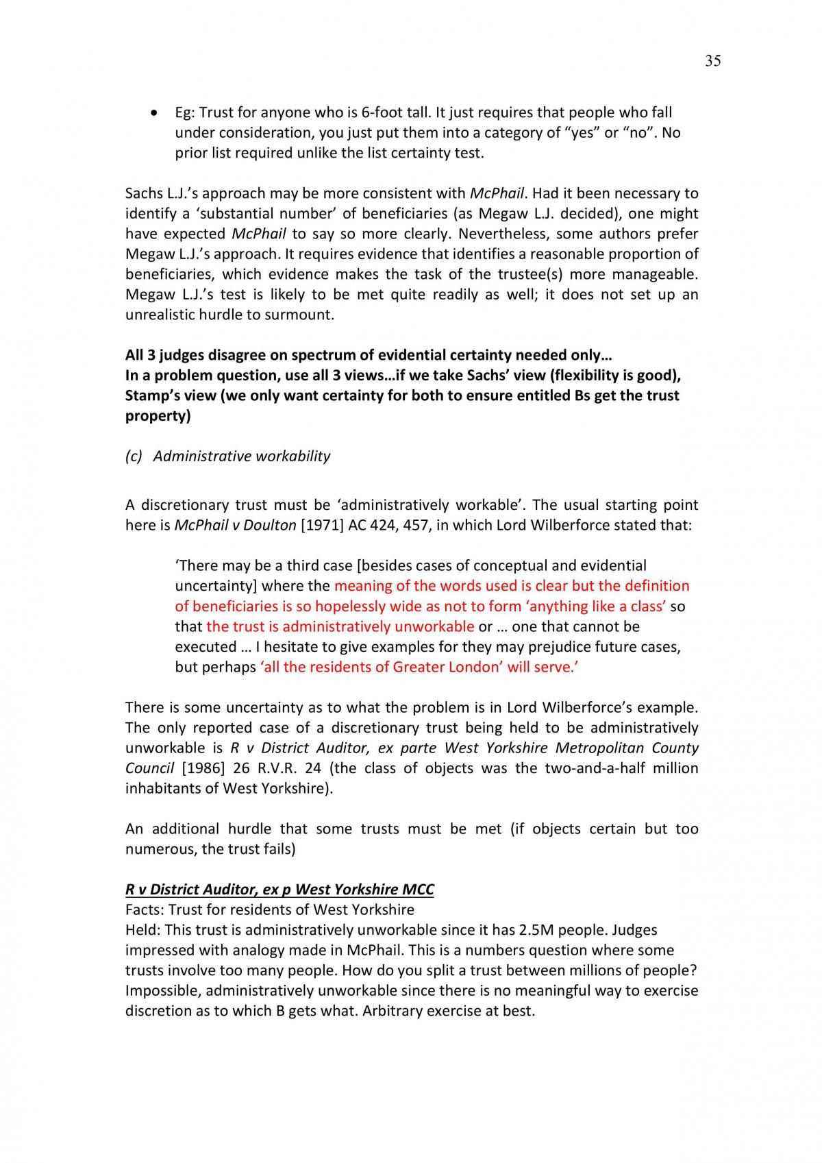 The Law of Trusts Complete Notes - Page 35
