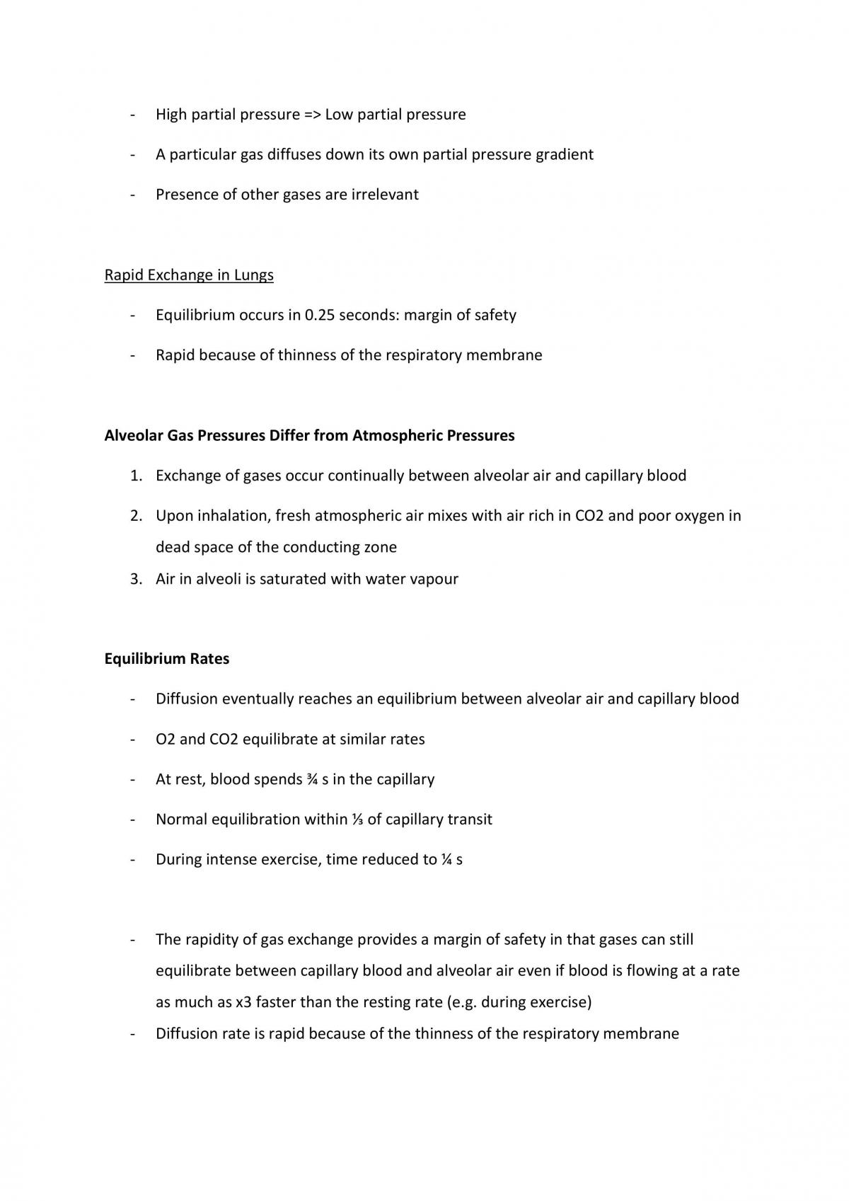 Respiratory System Notes - Page 15
